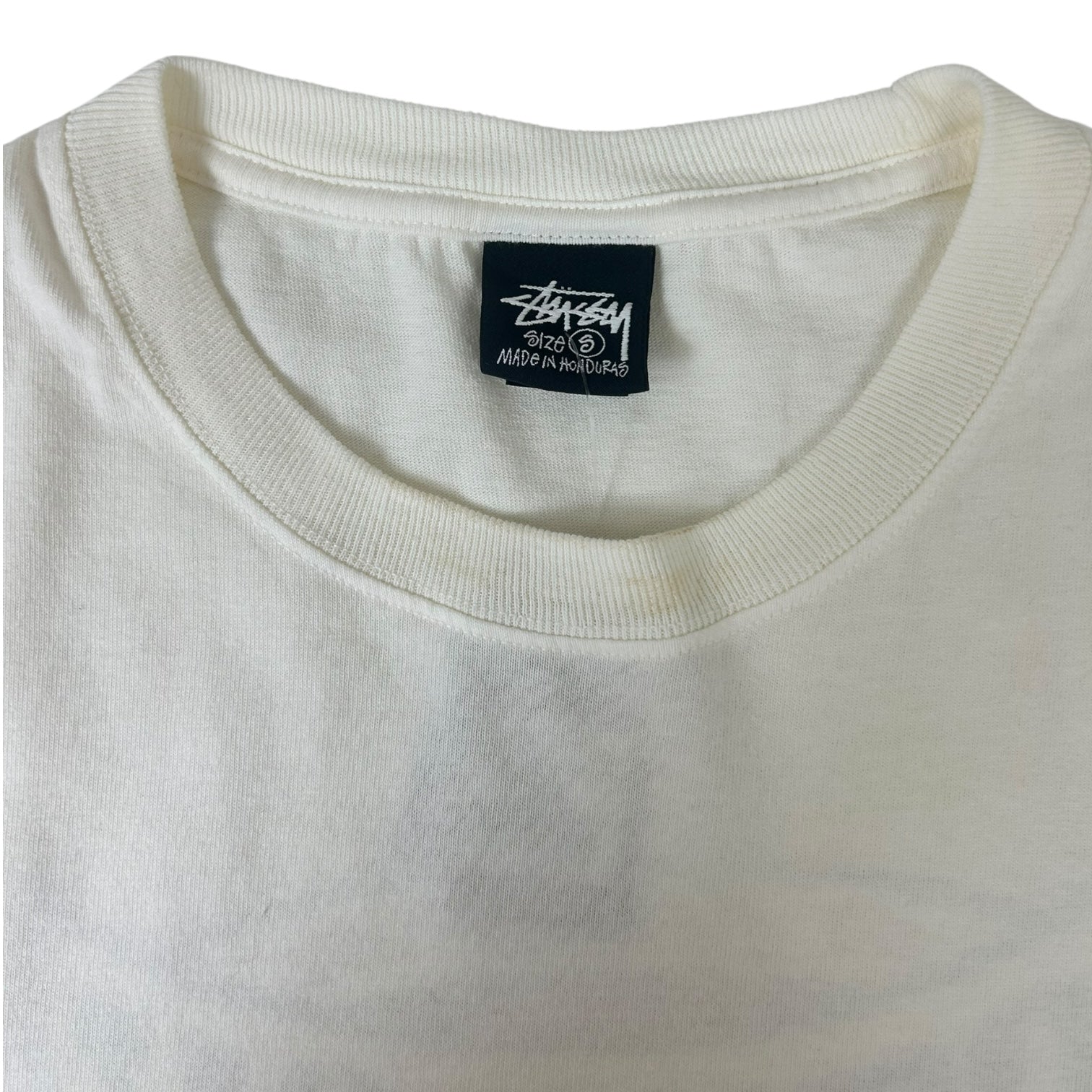 Stussy Champion Oval T-Shirt White