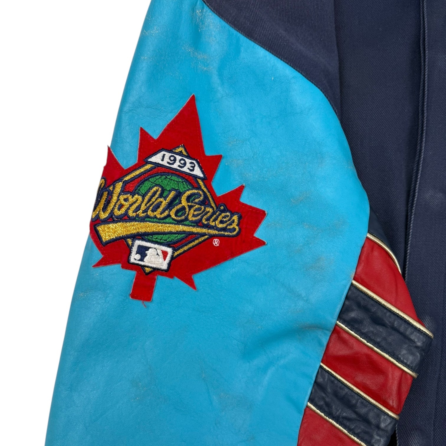 1993 Toronto Blue Jays Jeff Hamilton Back 2 Back Jacket