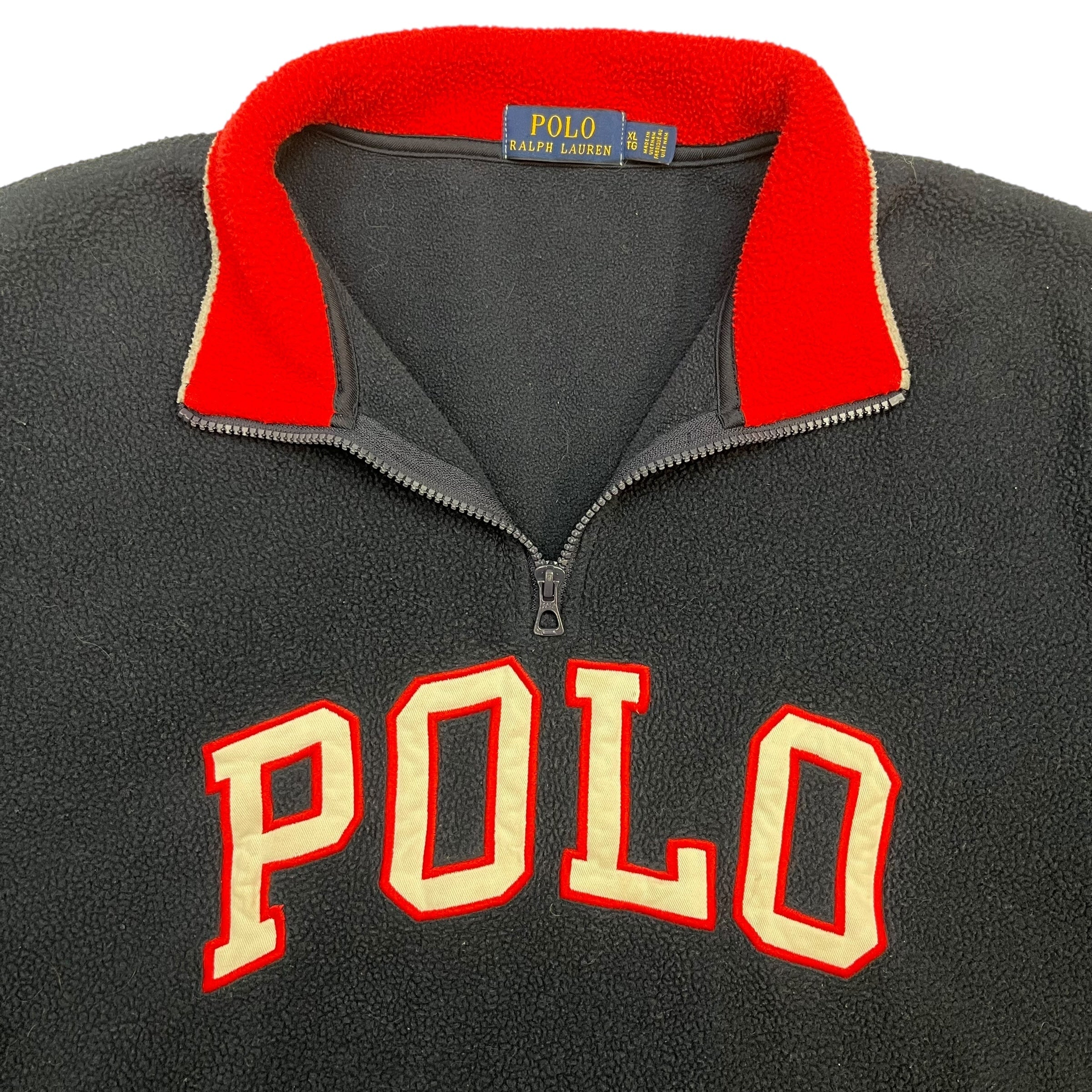 Vintage Polo Ralph Lauren Quarter Zip Navy Blue