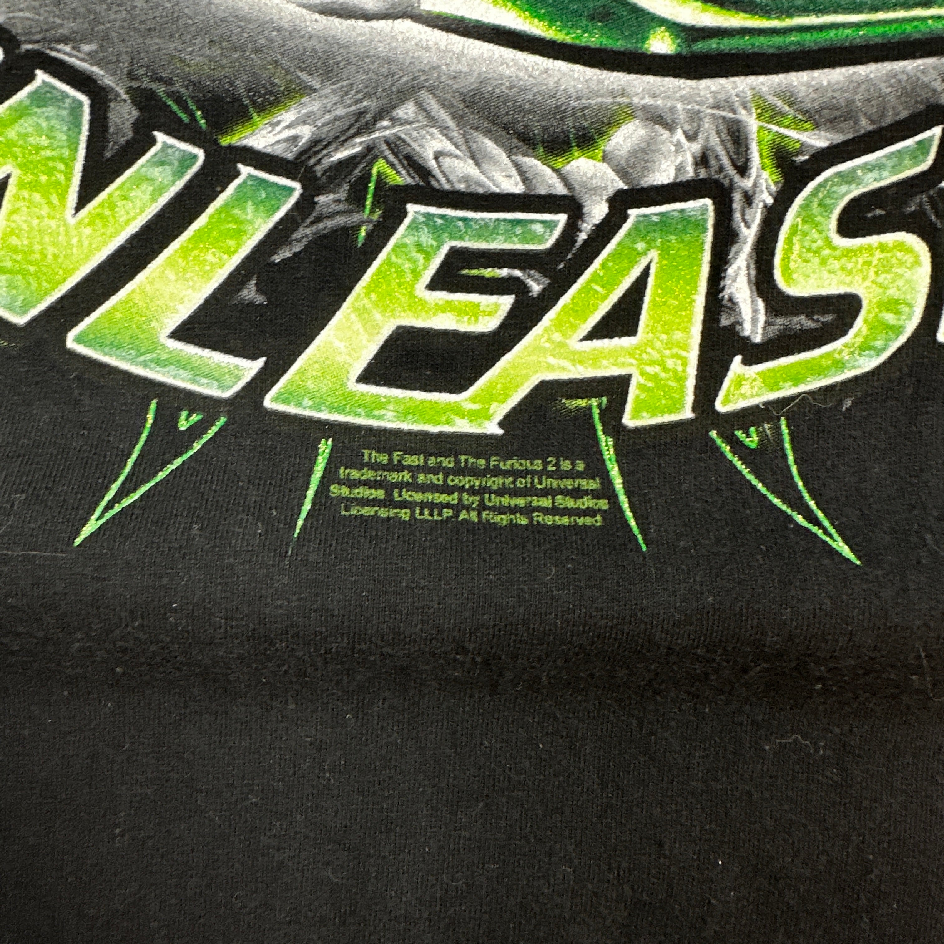Vintage 2Fast 2Furious Unleash T-Shirt Black