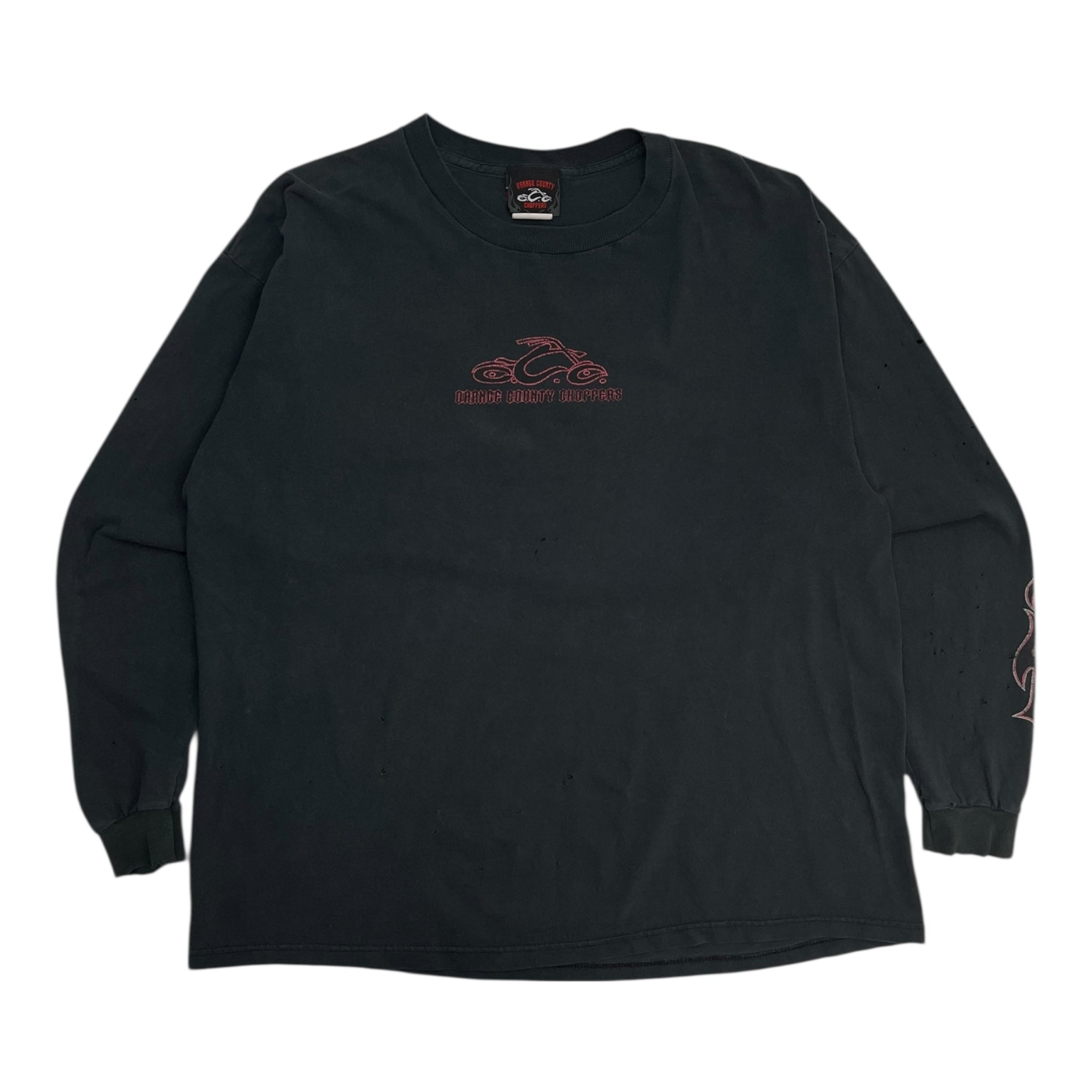 Vintage Orange County Choppers Centre Logo L/S T-Shirt