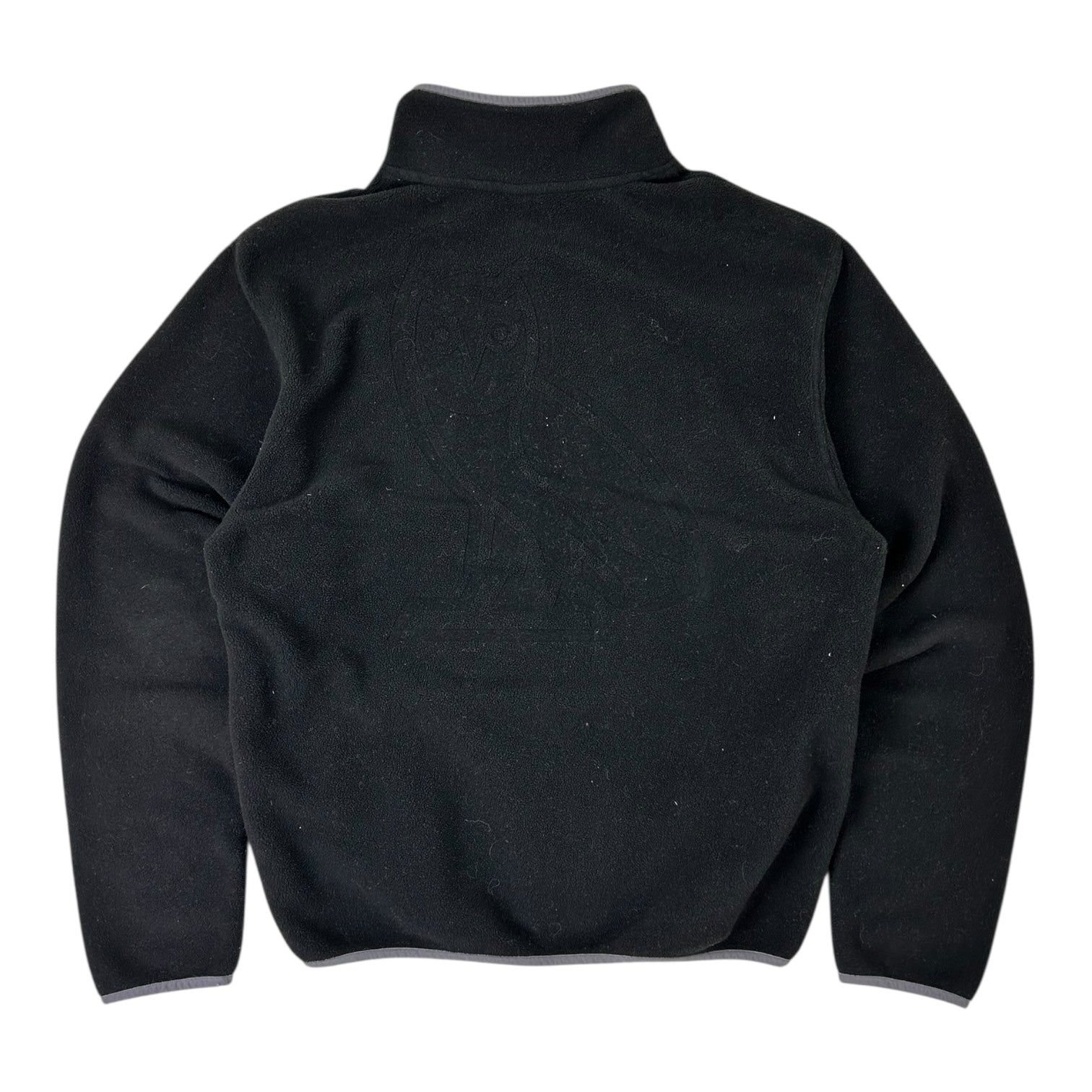 OVO Polartec 1/4 Button Fleece Sweater Black
