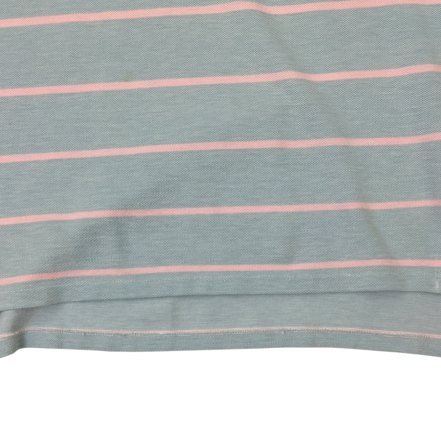Vintage Polo Ralph Lauren Striped Polo T-Shirt Blue/Pink
