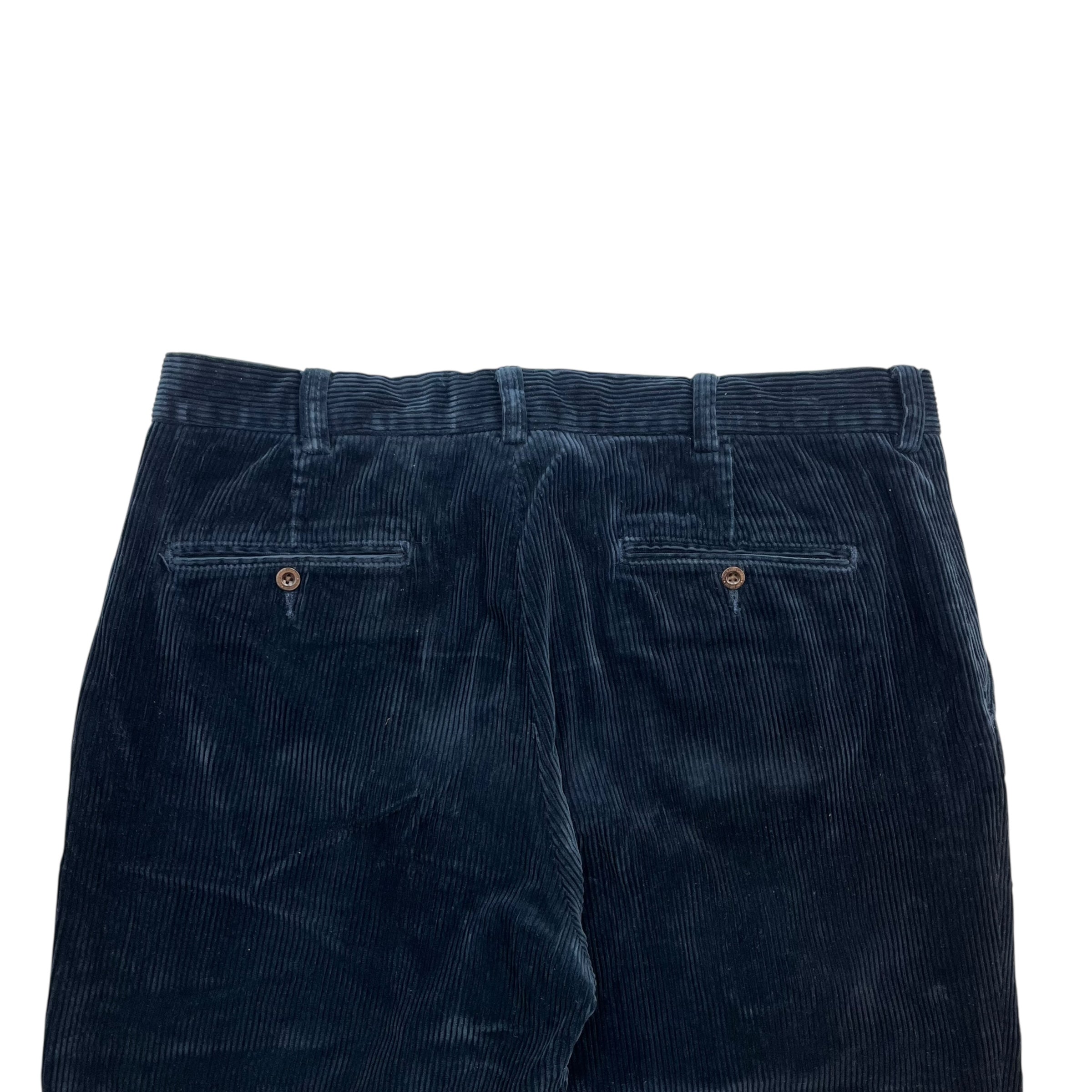 Vintage Ralph Lauren Polo Preston Corduroy Pants Navy Blue