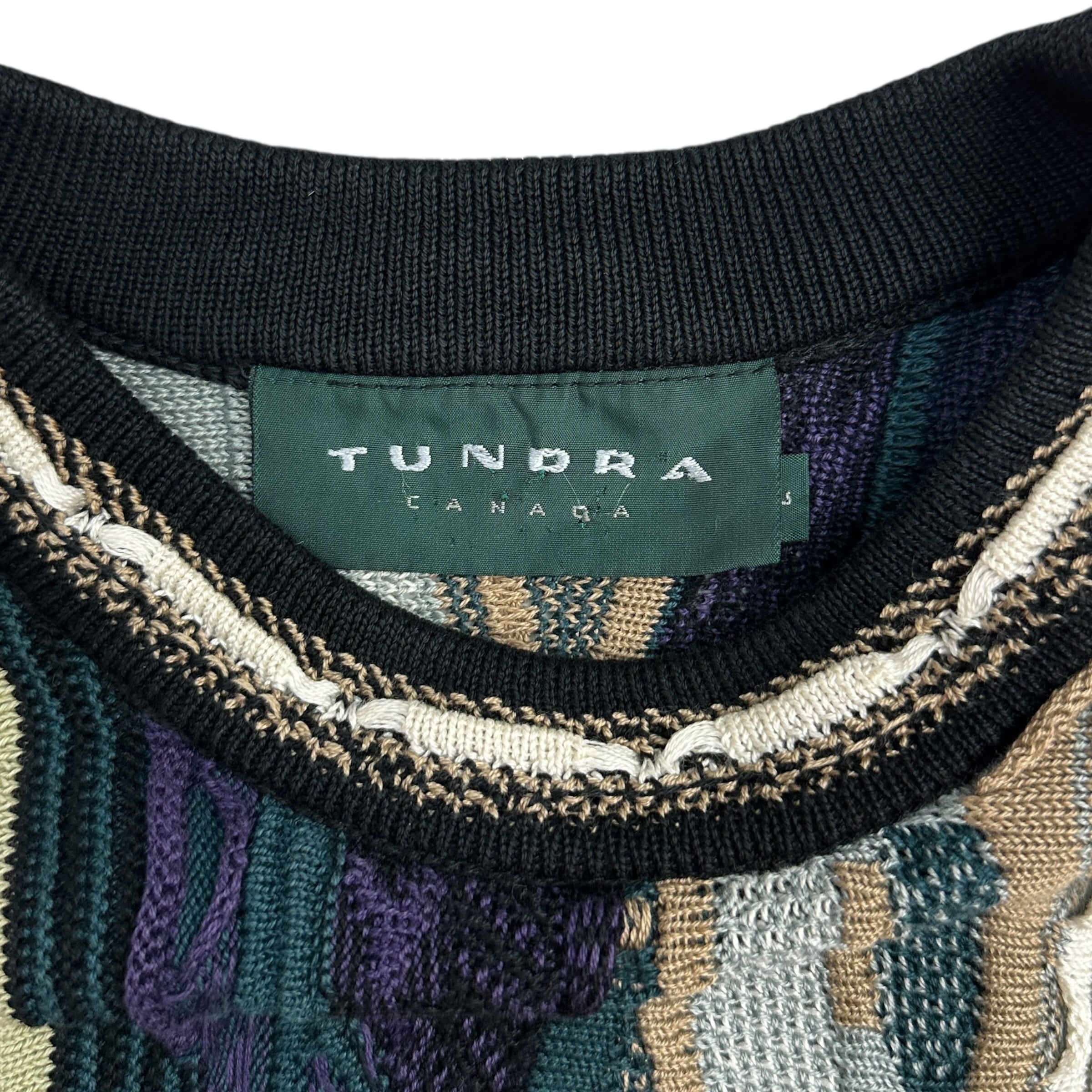 Vintage Tundra Cable knit Sweater Multicolour