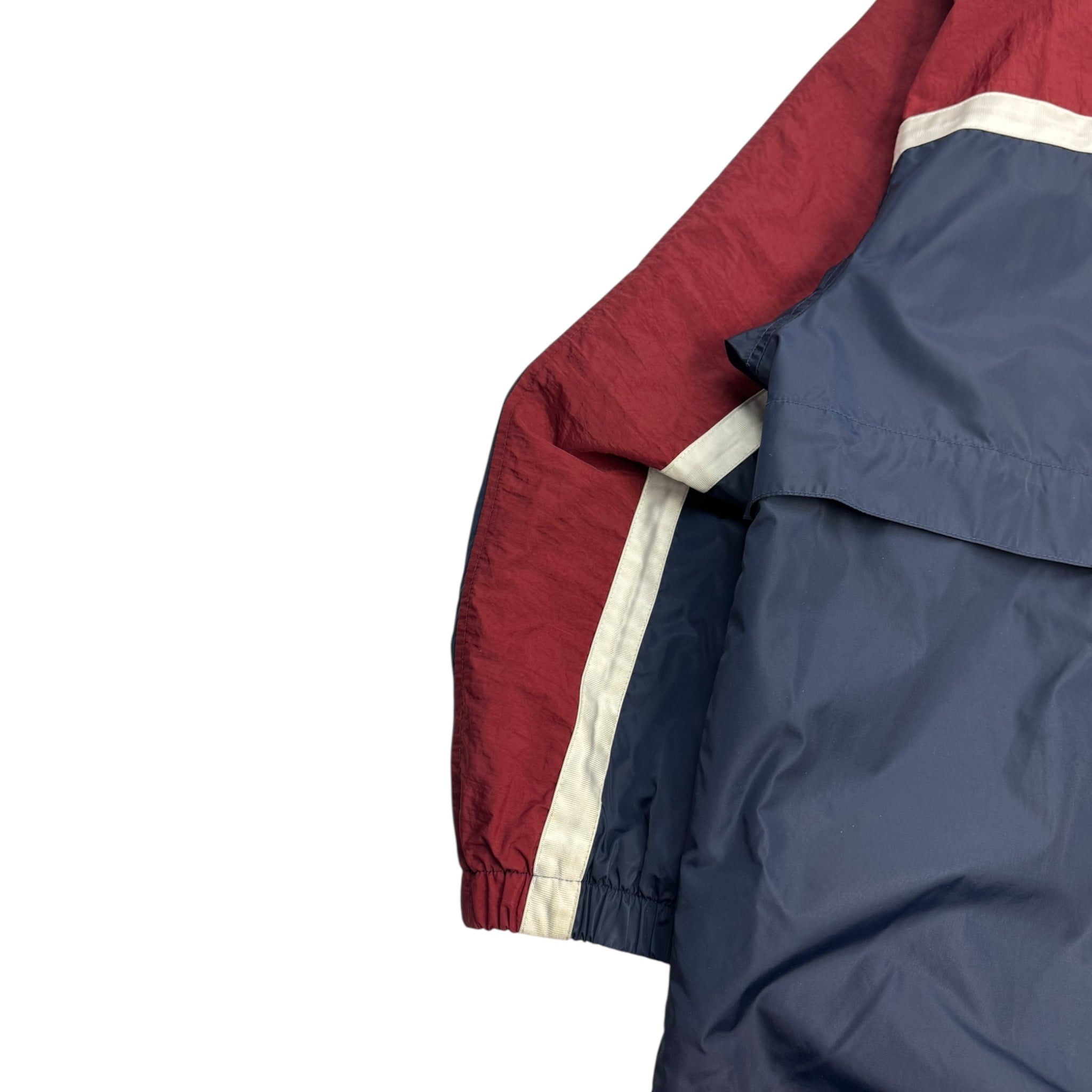 Vintage Nike Vented Long Parka Navy/Red