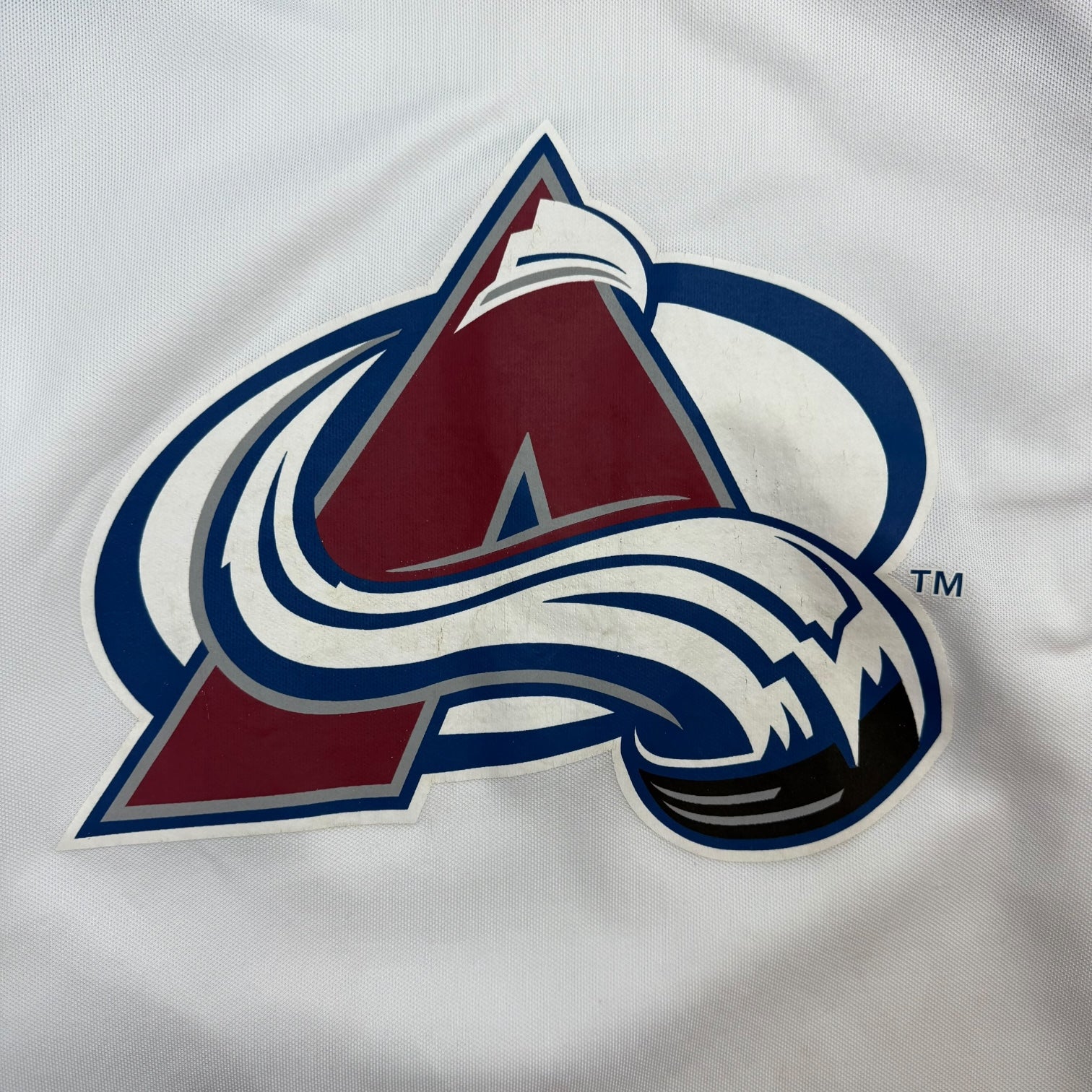 Vintage CCM Colorado Avalanche Away Jersey White