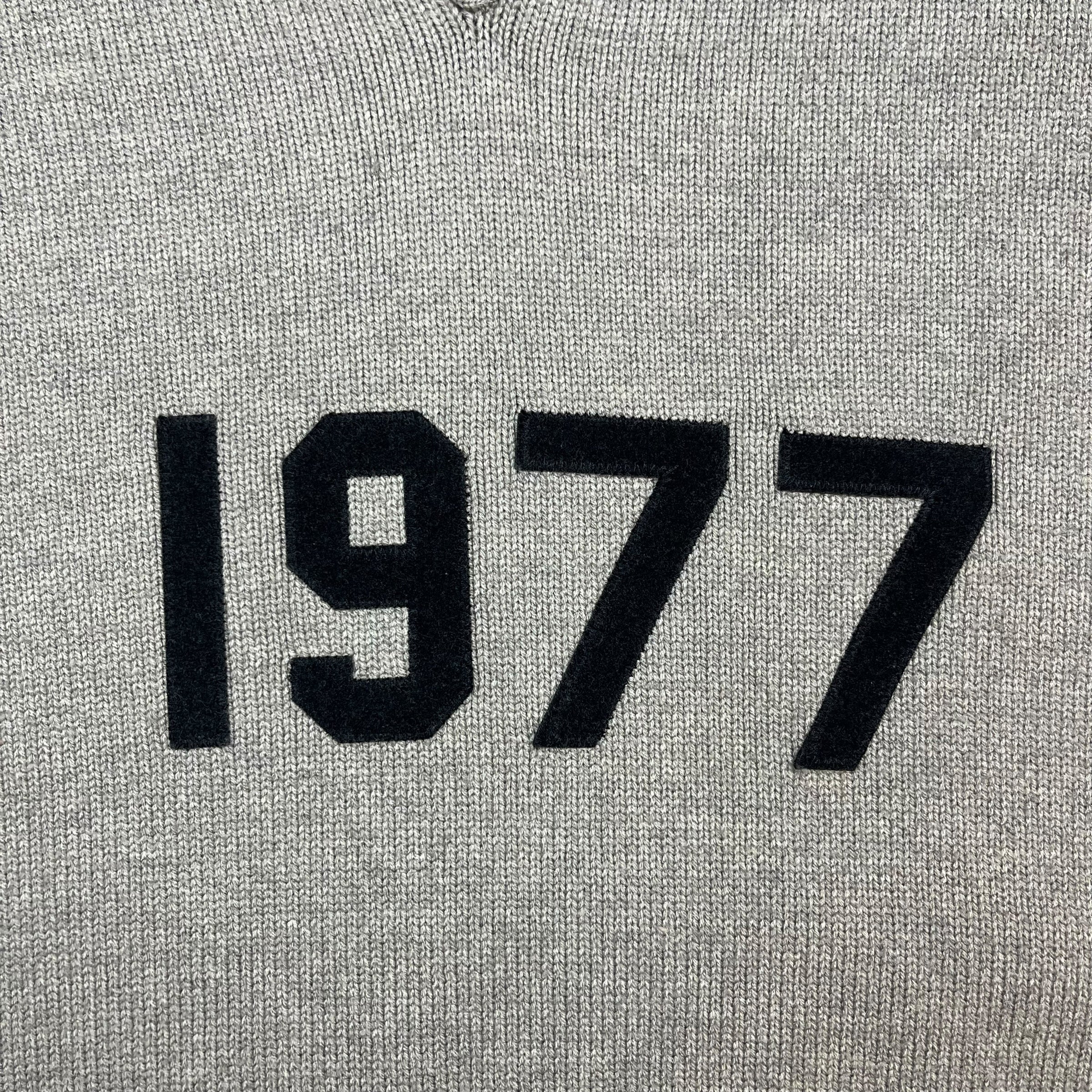 Fear Of God Essentials 1977 Polo Knit Sweater Light Slate/Grey