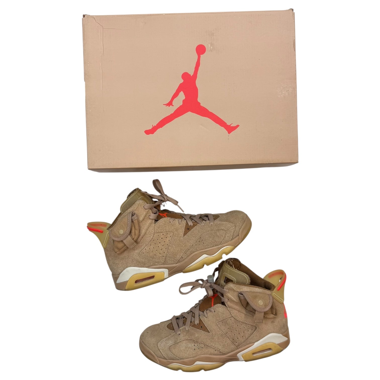 Jordan 6 Retro Travis Scott British Khaki (Used)