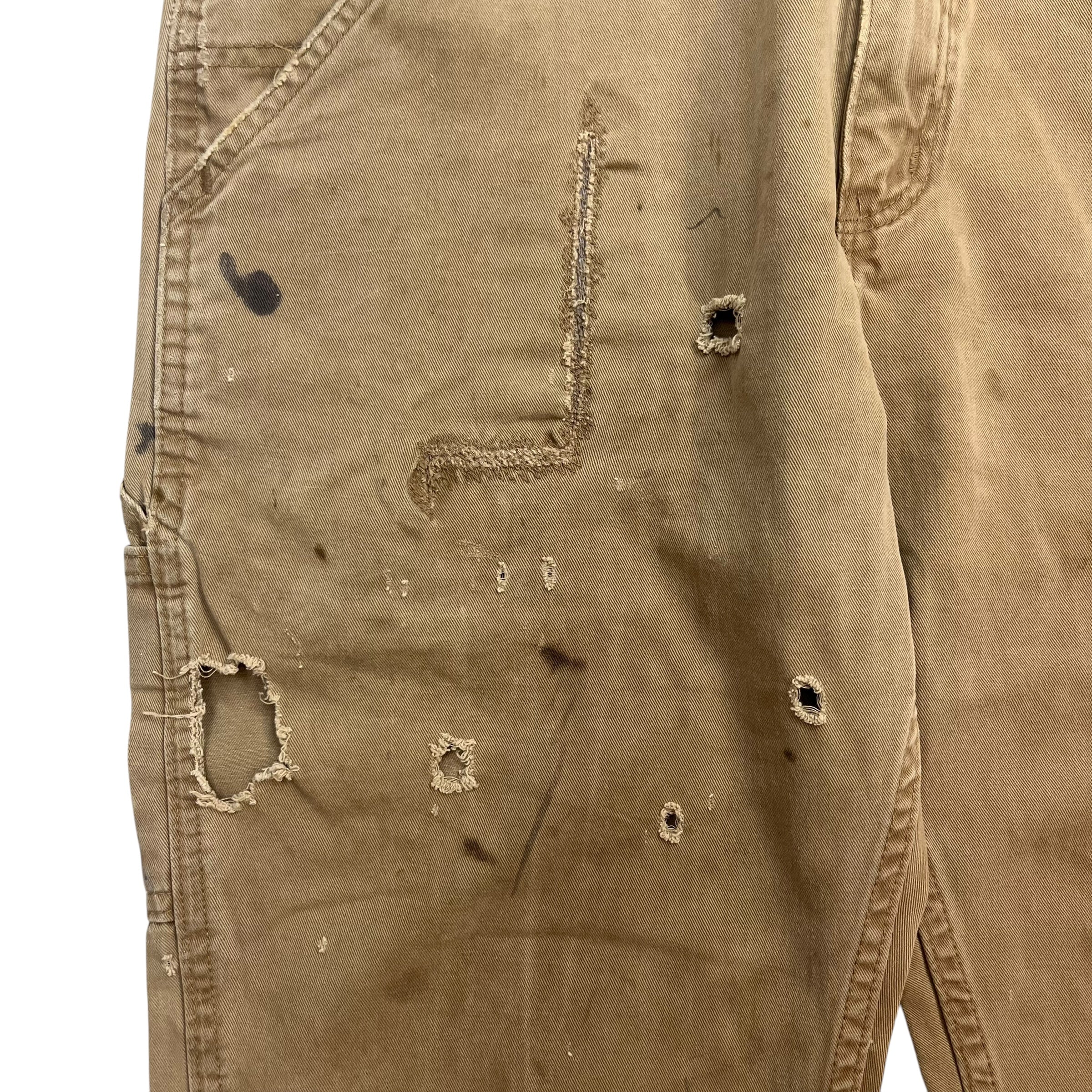 Vintage Carhartt Dungaree Pants Beige