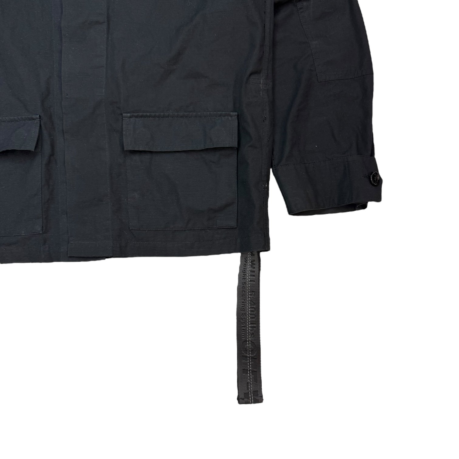 Off-White Fire Tape Field Jacket Black