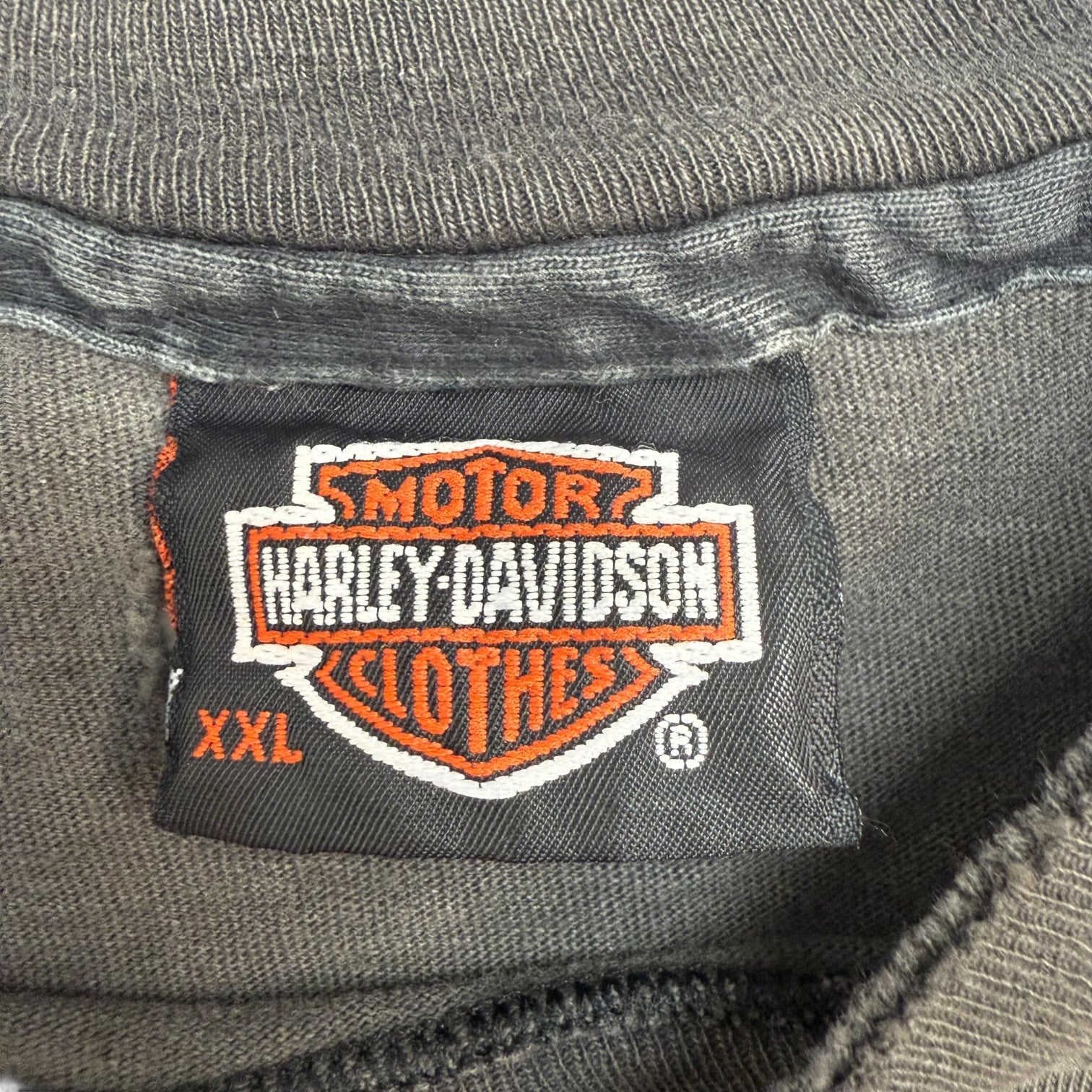 Vintage Harley Davidson Of Toronto Tee Faded Black