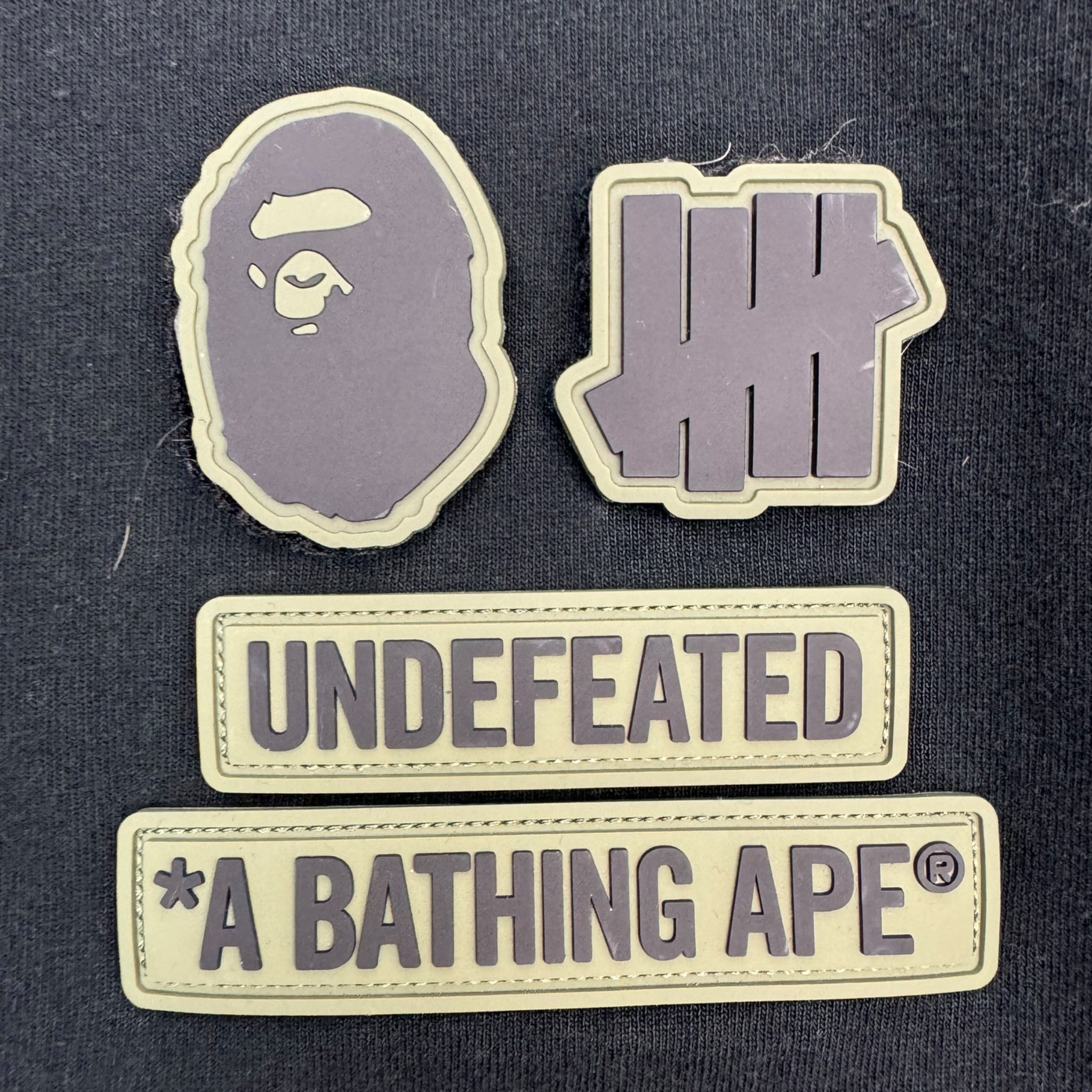 Bape x Undefeated Velcro Patch T-Shirt