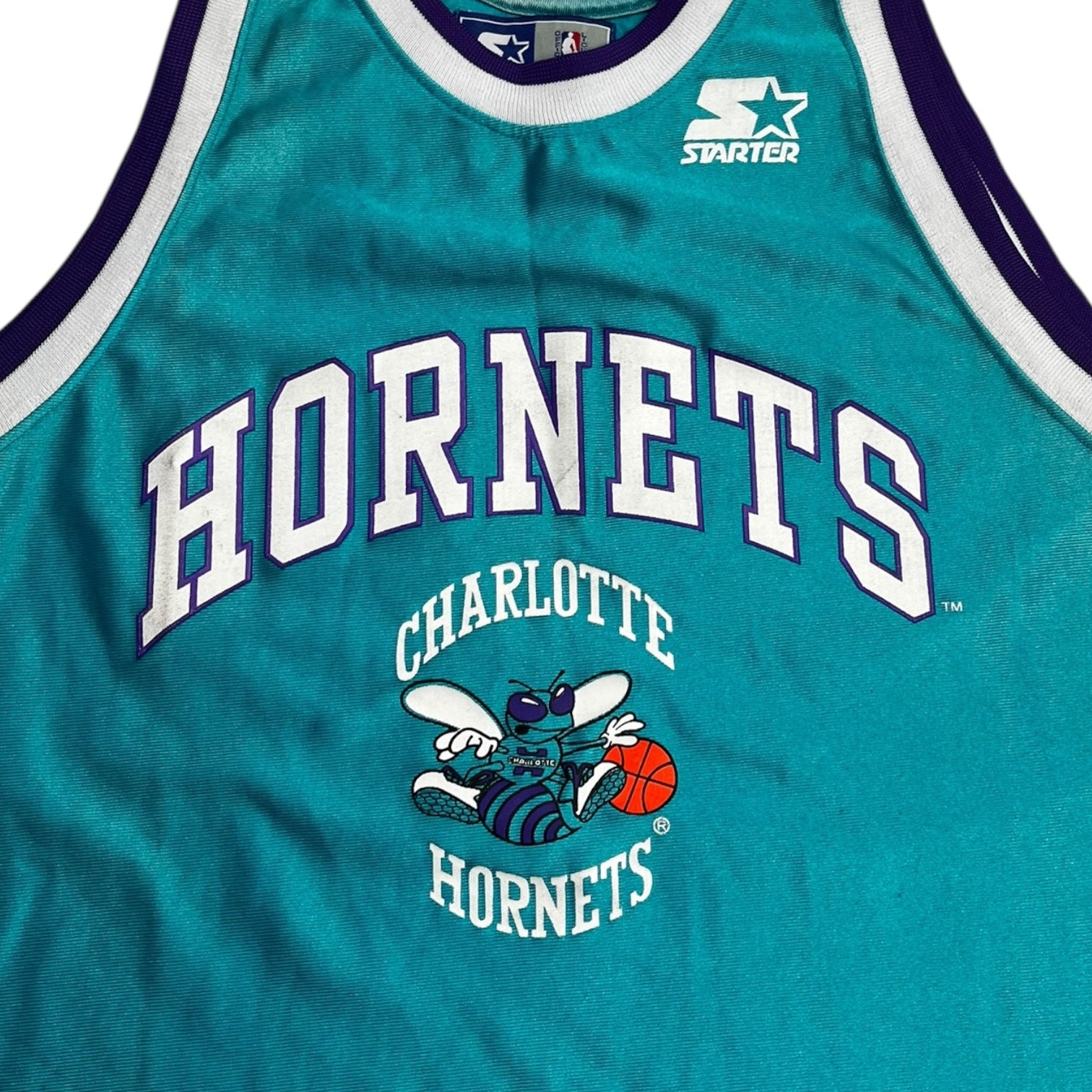 Vintage Starter Charlotte Hornets Jersey