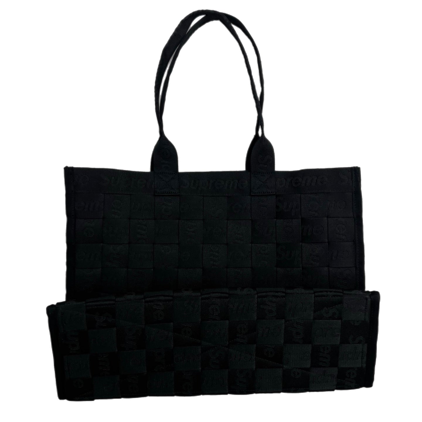 Supreme Woven Tote Bag Black