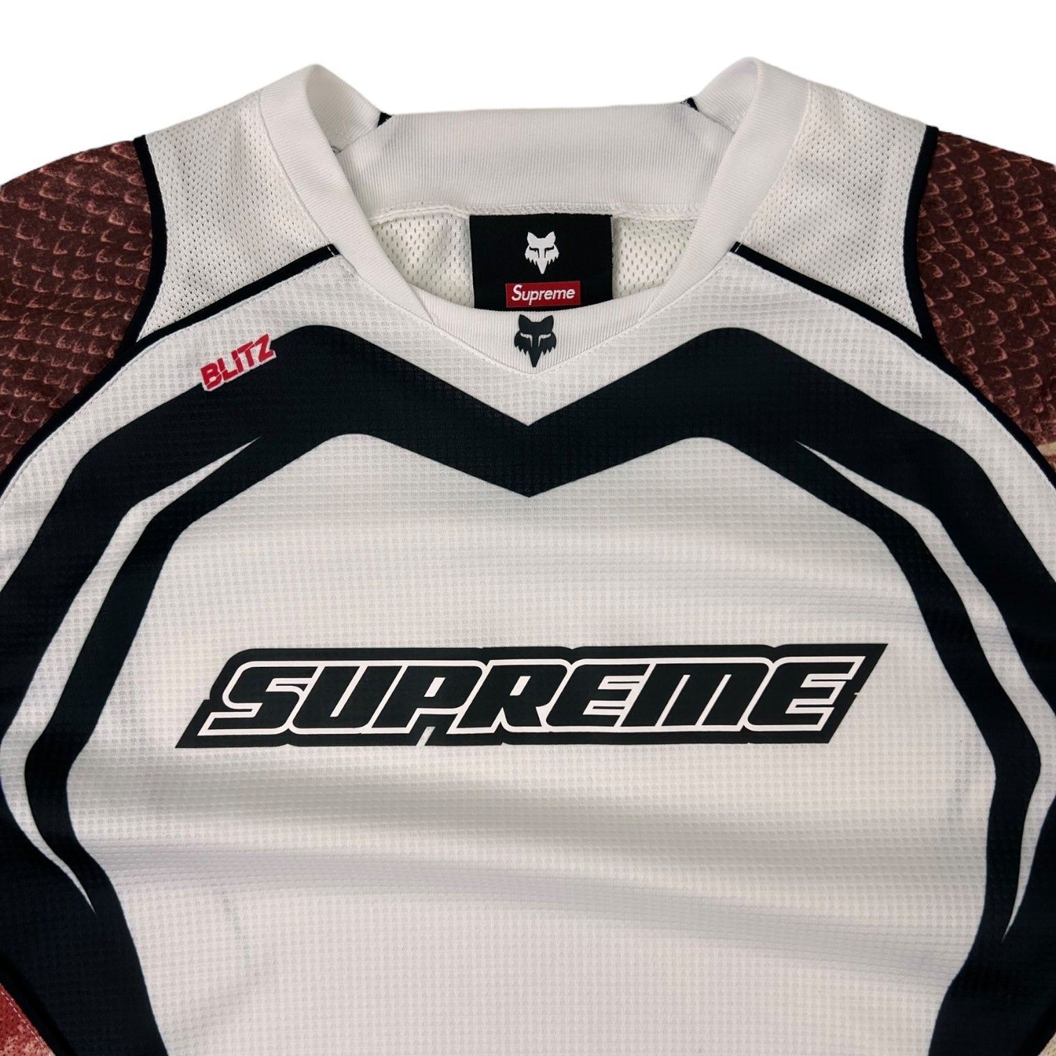 Supreme x Fox Racing Jersey White