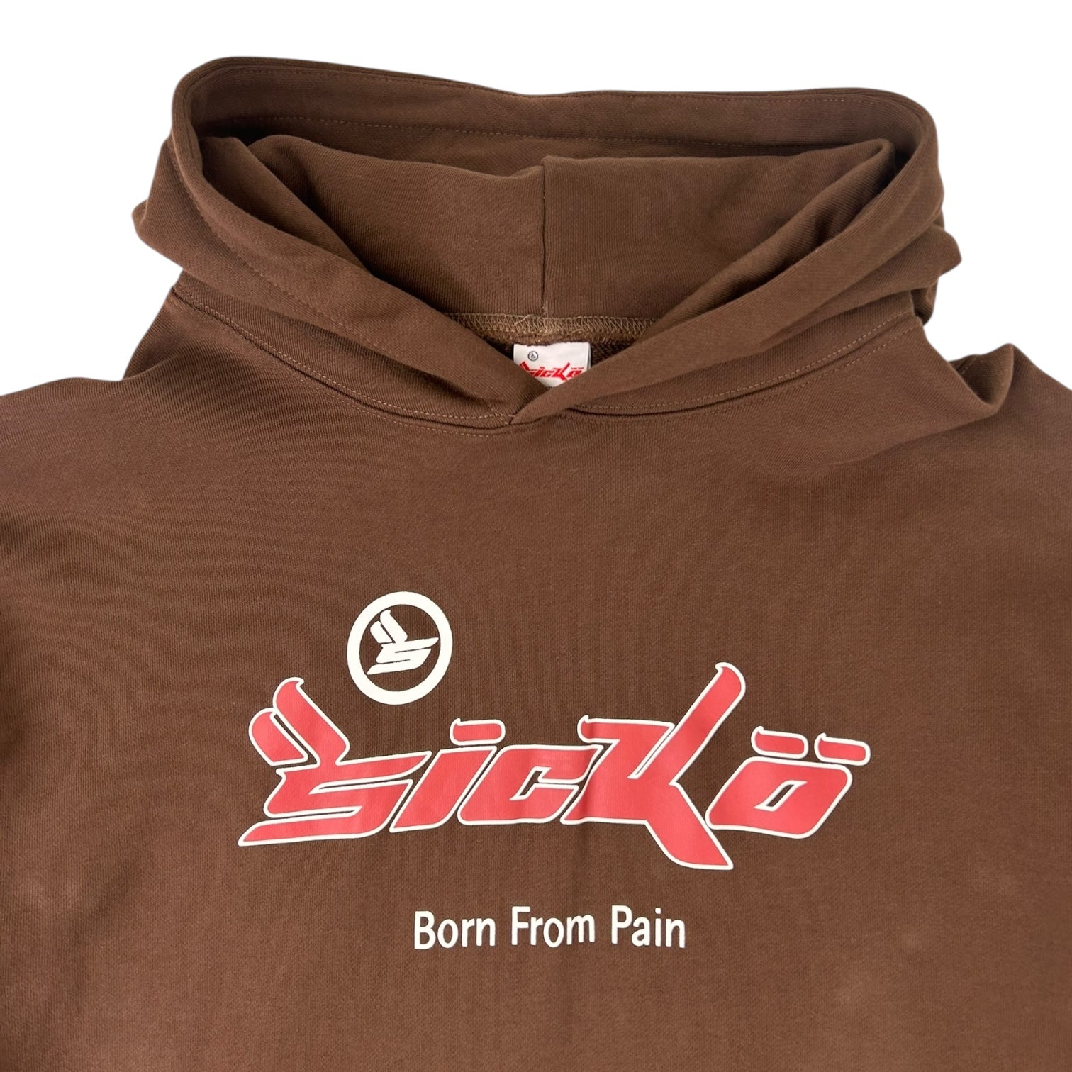 Sicko Born From Pain Hoodie Brown