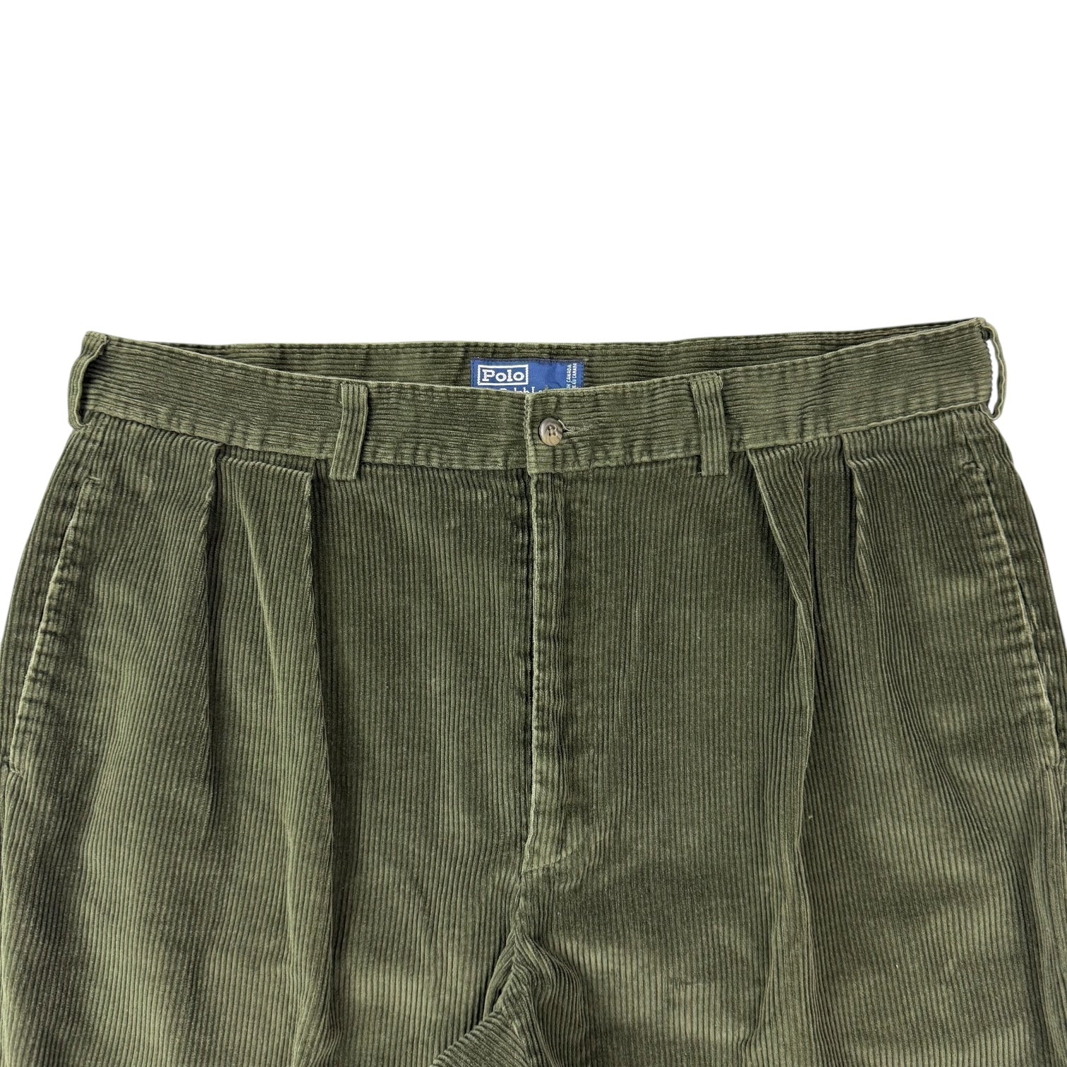 Vintage Polo Ralph Lauren Polo Cords Corduroy Pants Green