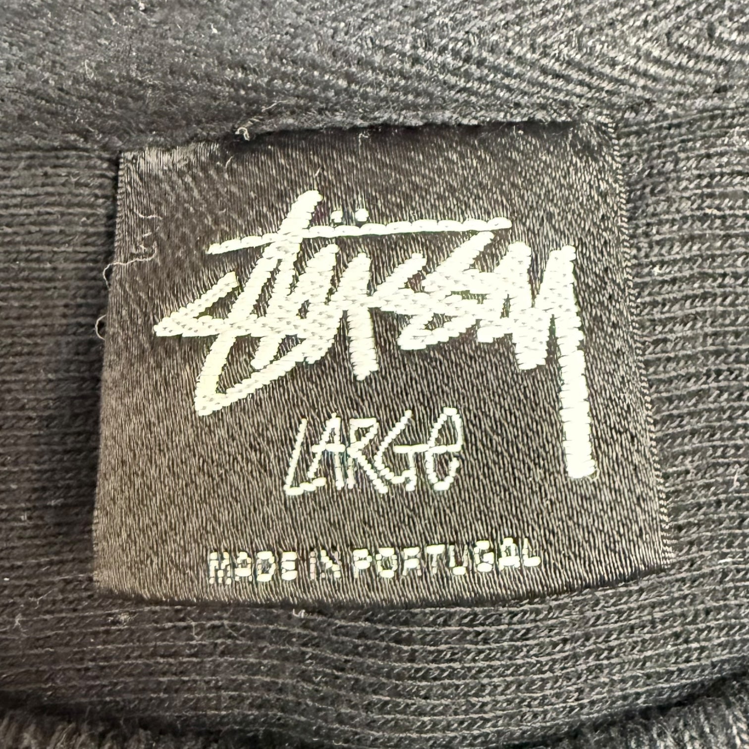 Stussy 8 Ball Pigment Dyed Crewneck Black
