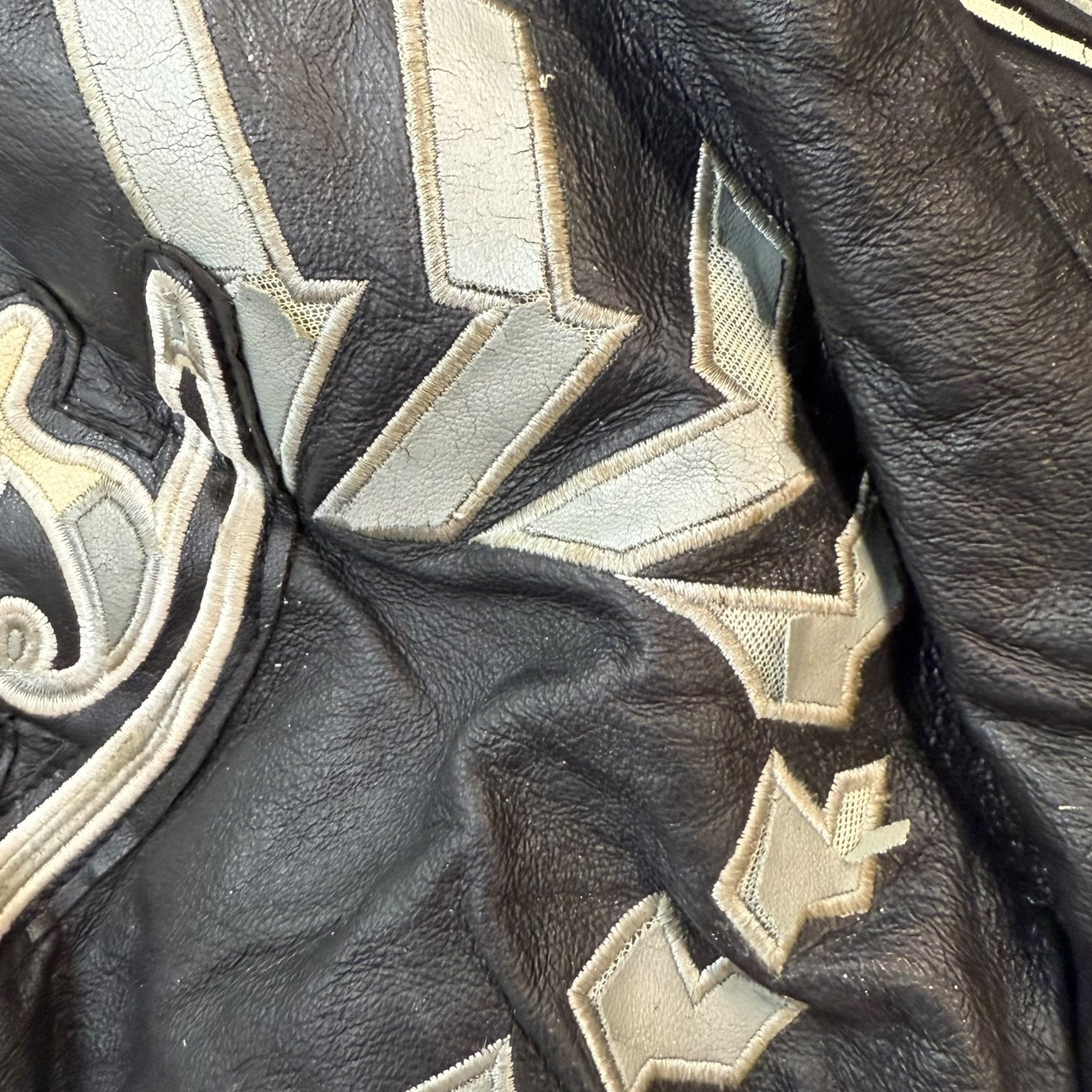 2005 Jeff Hamilton Chicago White Sox World Series Champions Leather Jacket White/Black