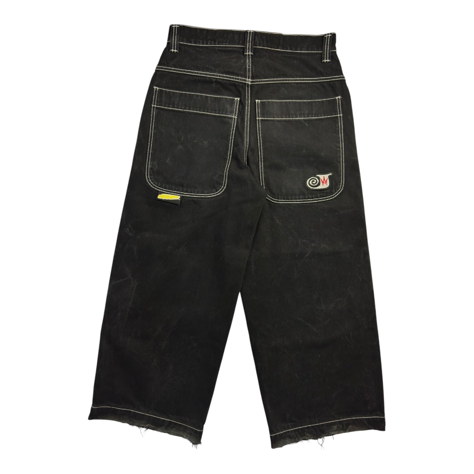 (W) JNCO Industries Wide Leg Jeans Black