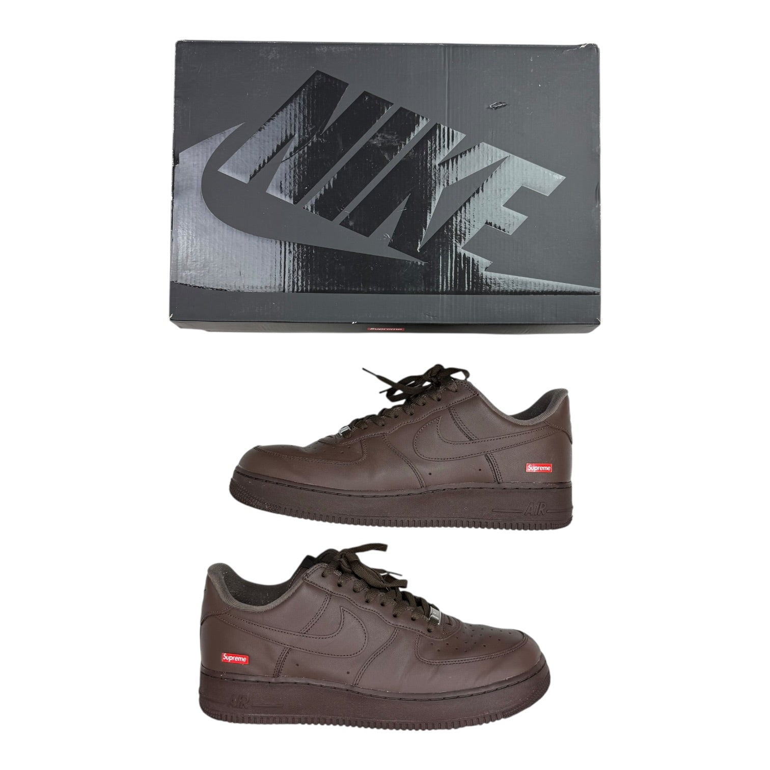 Nike Air Force 1 Low Supreme Baroque Brown (Used)