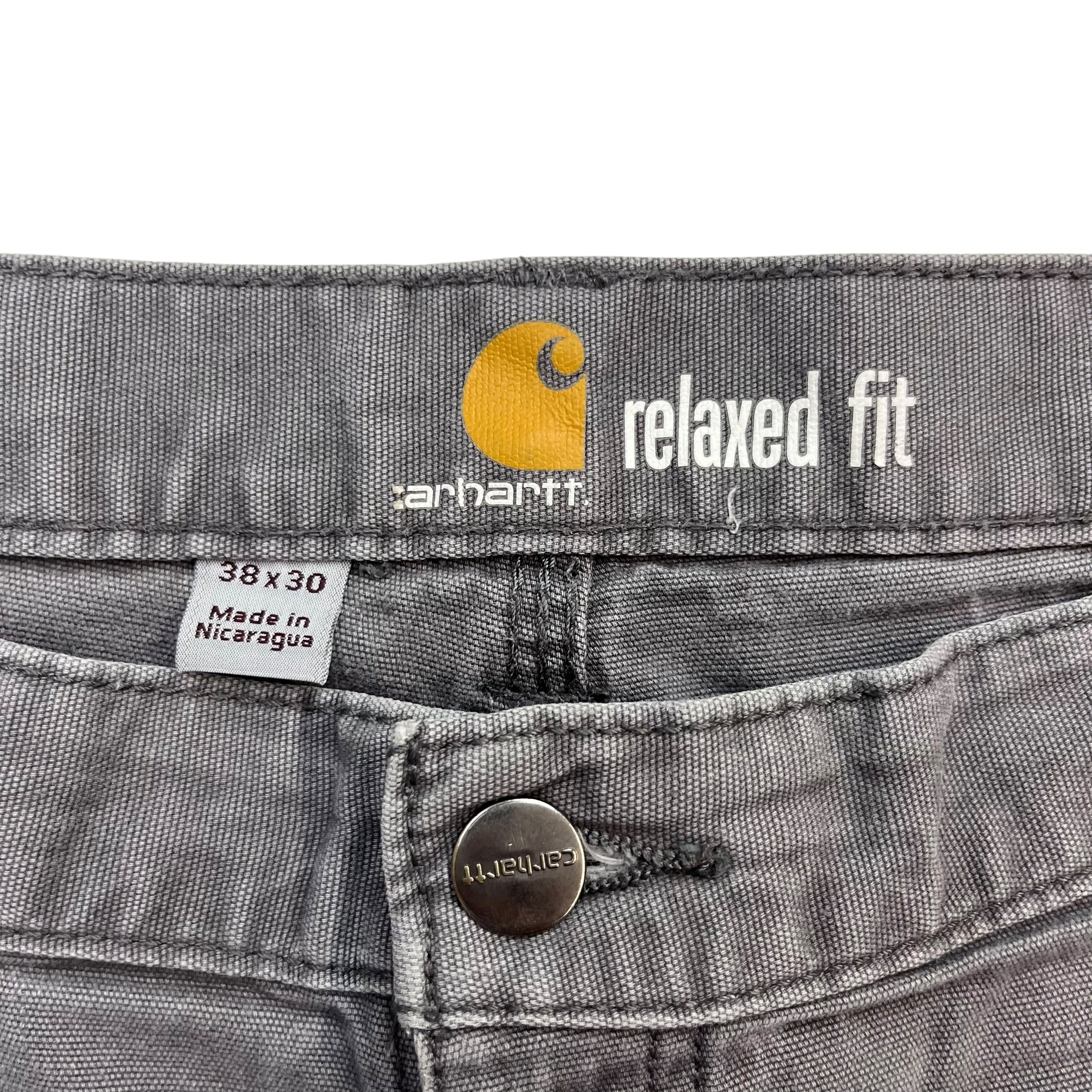 Vintage Carhartt Dungaree Pants Light Grey