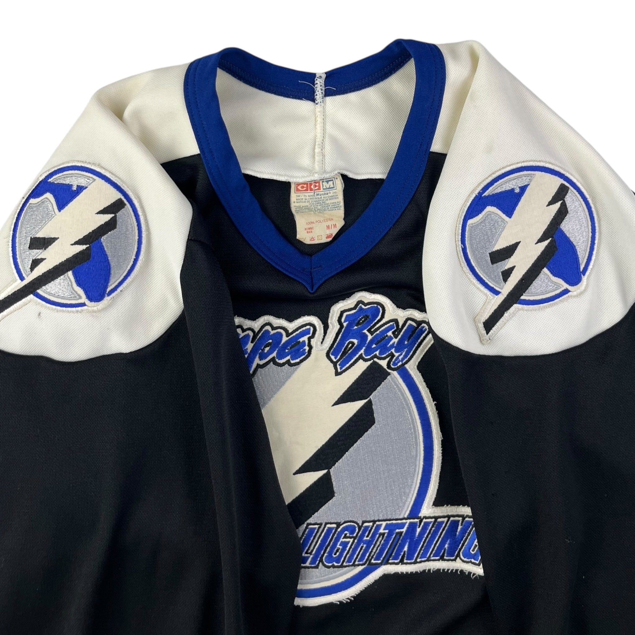 Vintage Tampa Bay Lightning CCM Home Jersey