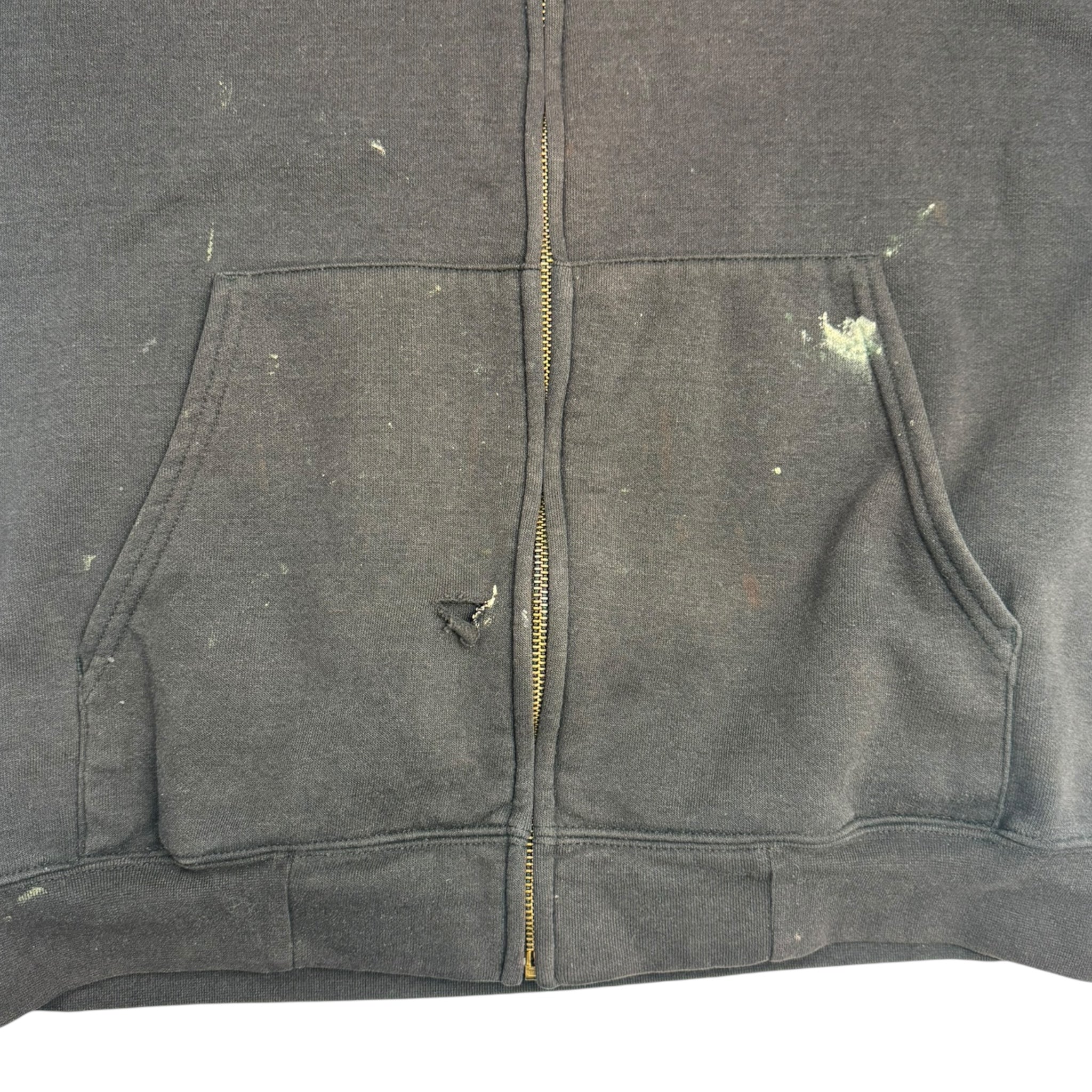 Vintage Carhartt Embrodiered Pocket Zip Hoodie
