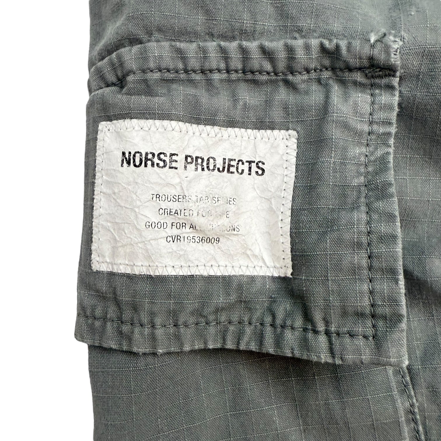 Norse Project Lukas Ripstop Tab Series Cargo Pants Grey