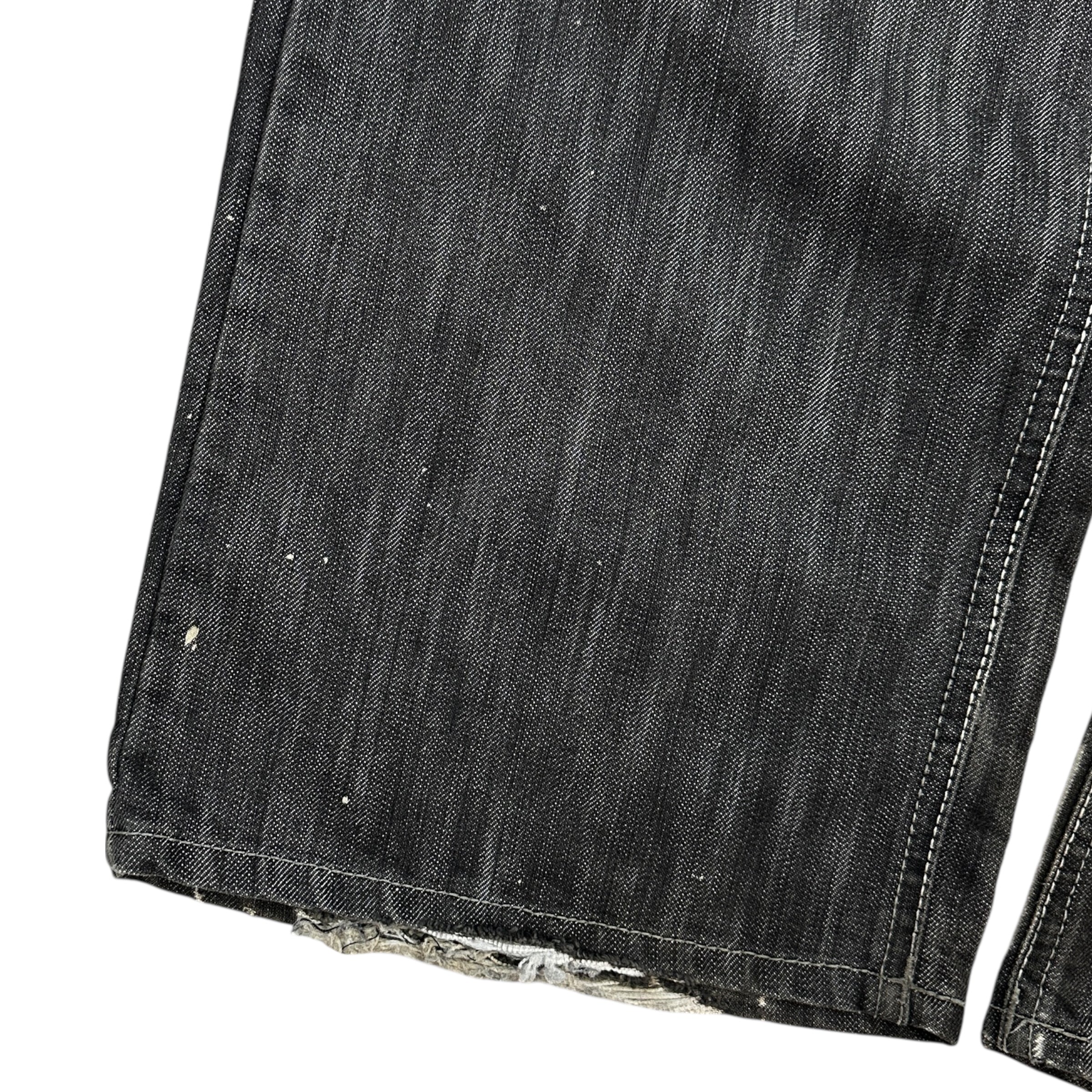 Vintage Y2K Avirex Embroidered Denim Washed Black