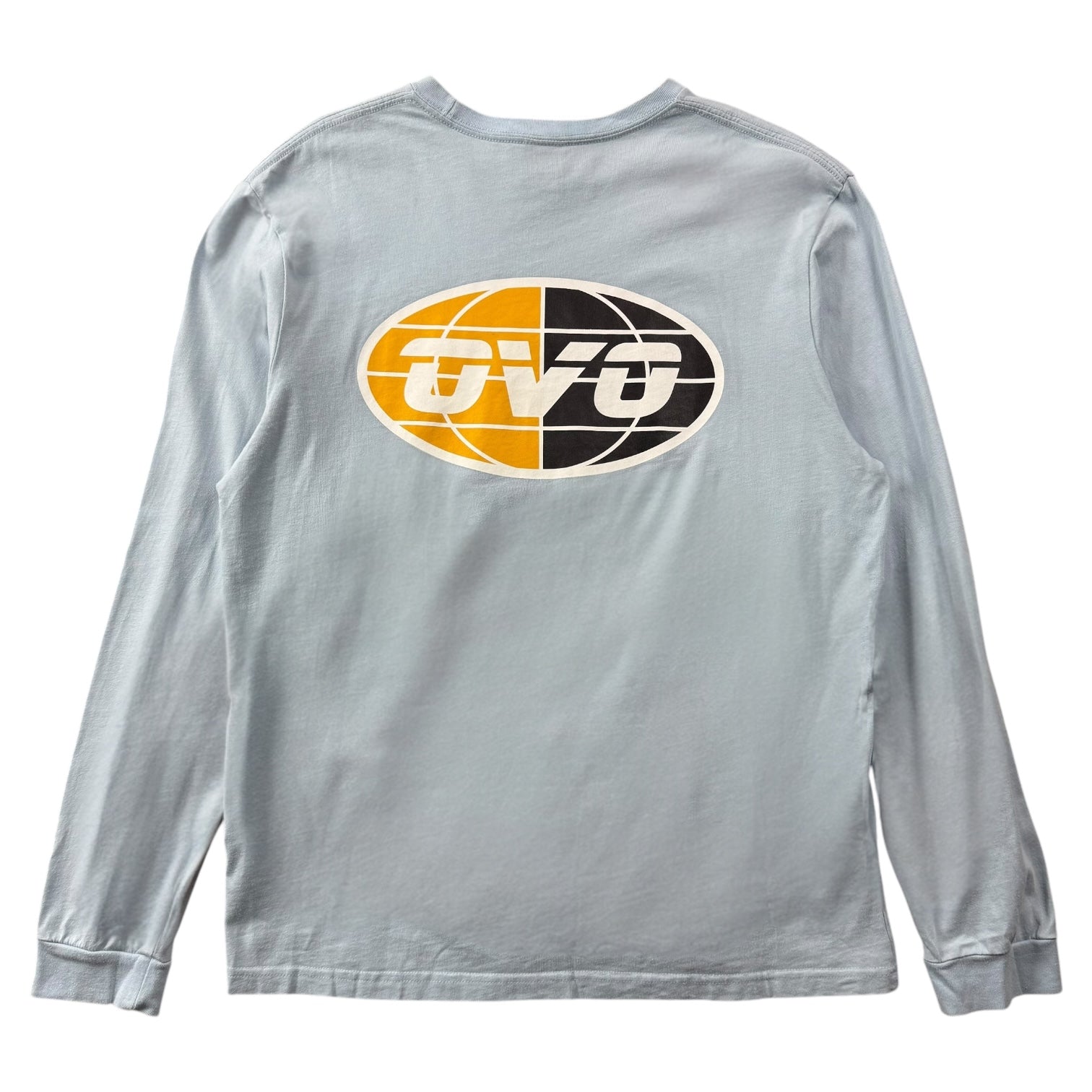 Octobers Very Own Globe L/S Tee Baby Blue