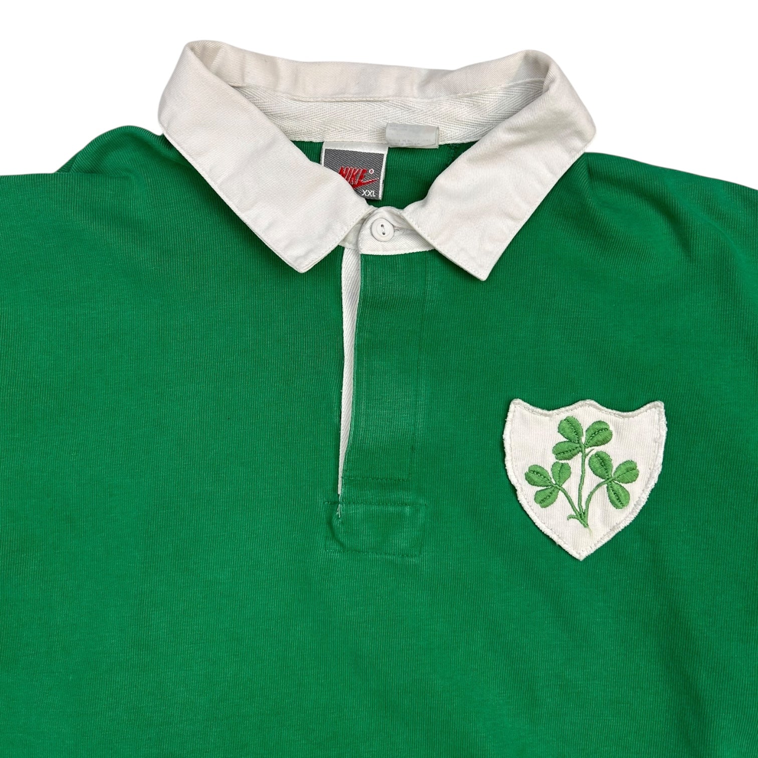 Vintage Nike Ireland Rugby Jersey Green/White