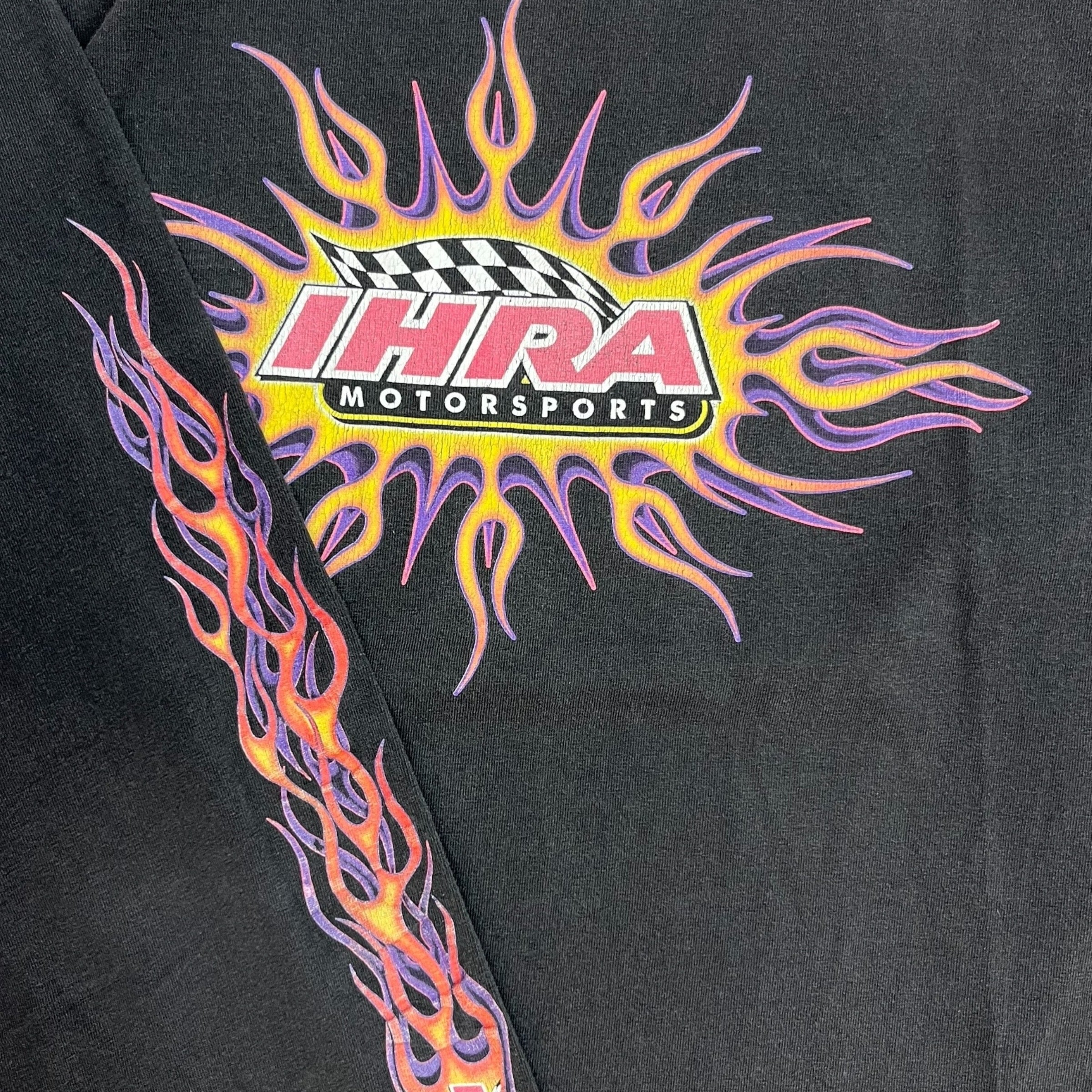 Vintage IHRA Motorsports L/S Tee Faded Black