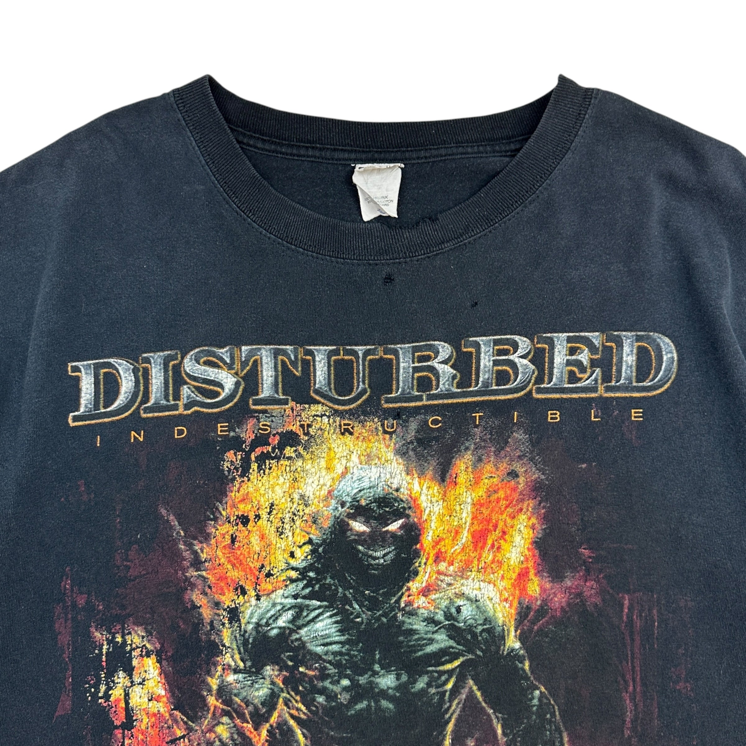 2008 Disturbed Indestructible Tour Tee Black