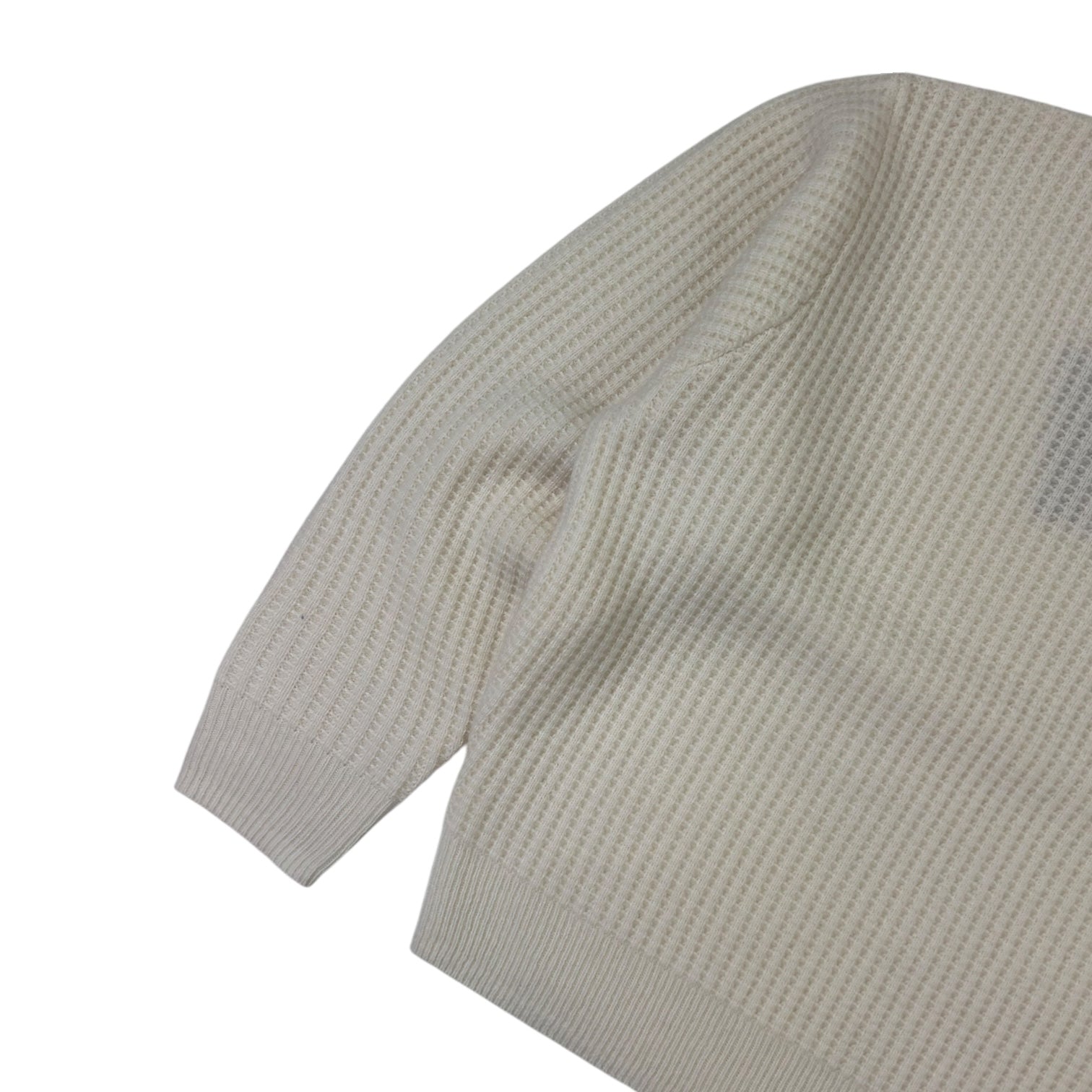 Stussy Waffle Cashmere Sweater Ivory