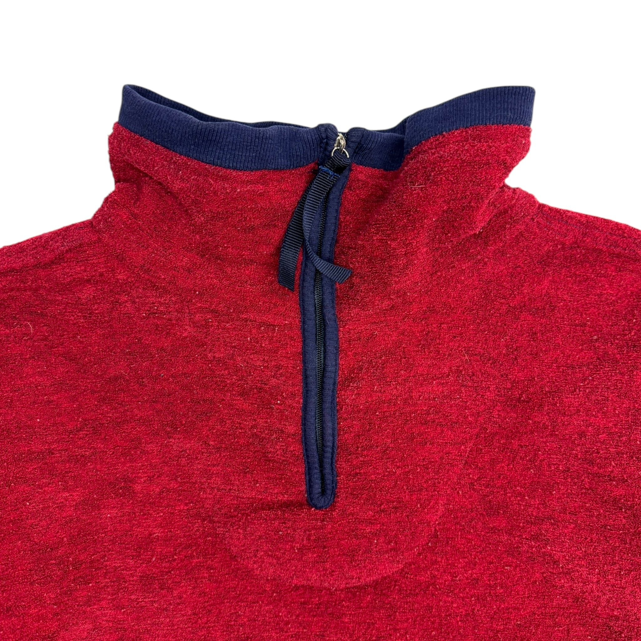 Vintage Adidas Equipment Quarter Zip Fleece Plush