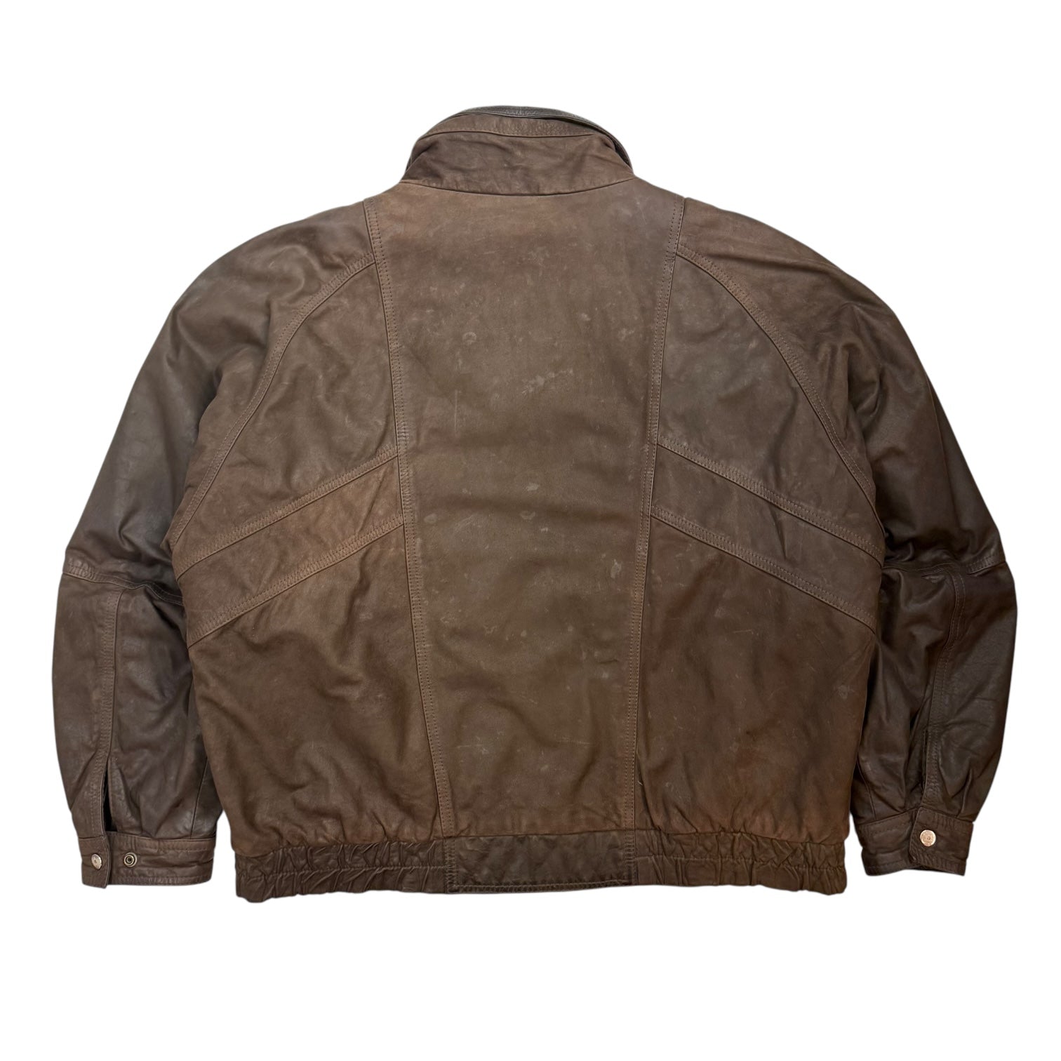 Vintage Elico Leather Jacket Brown