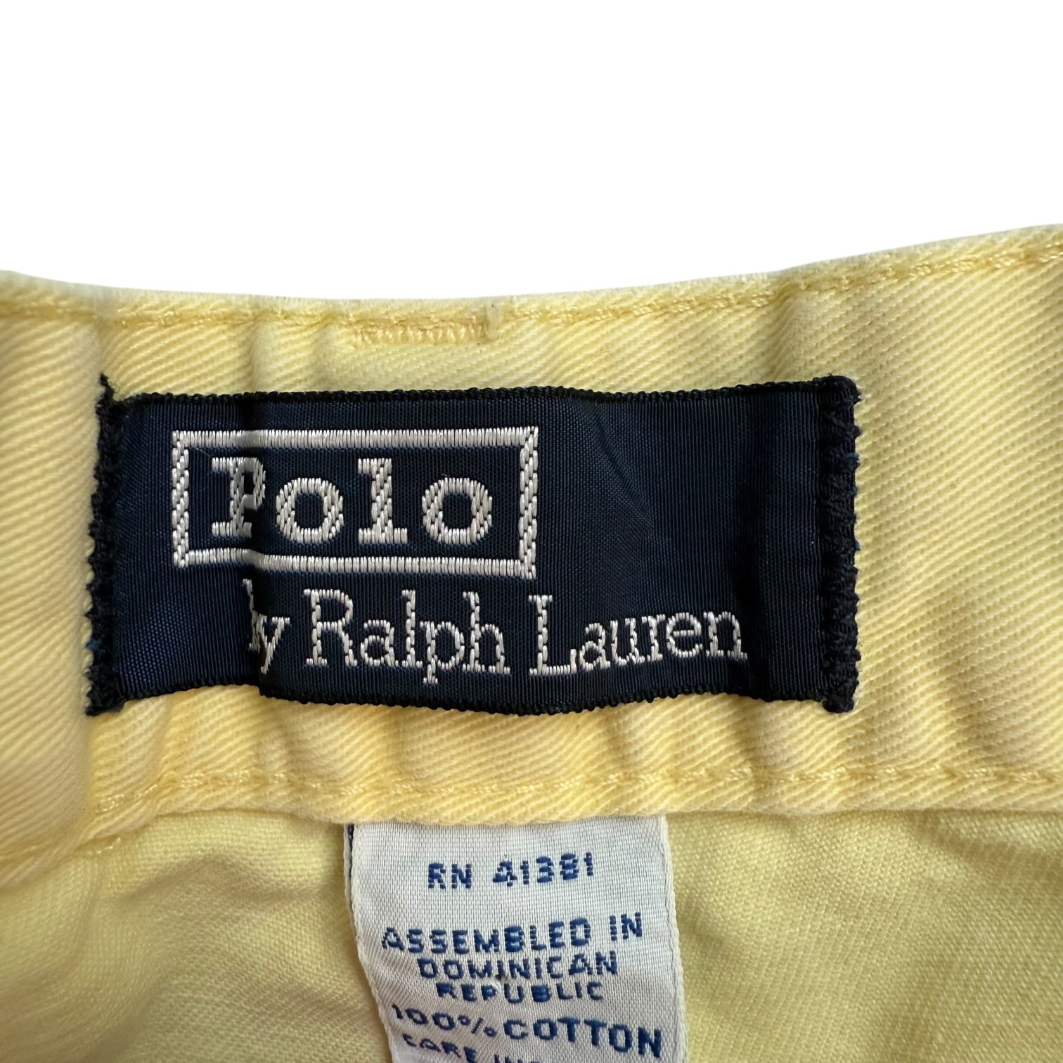 Vintage Polo Ralph Lauren Shorts Yellow