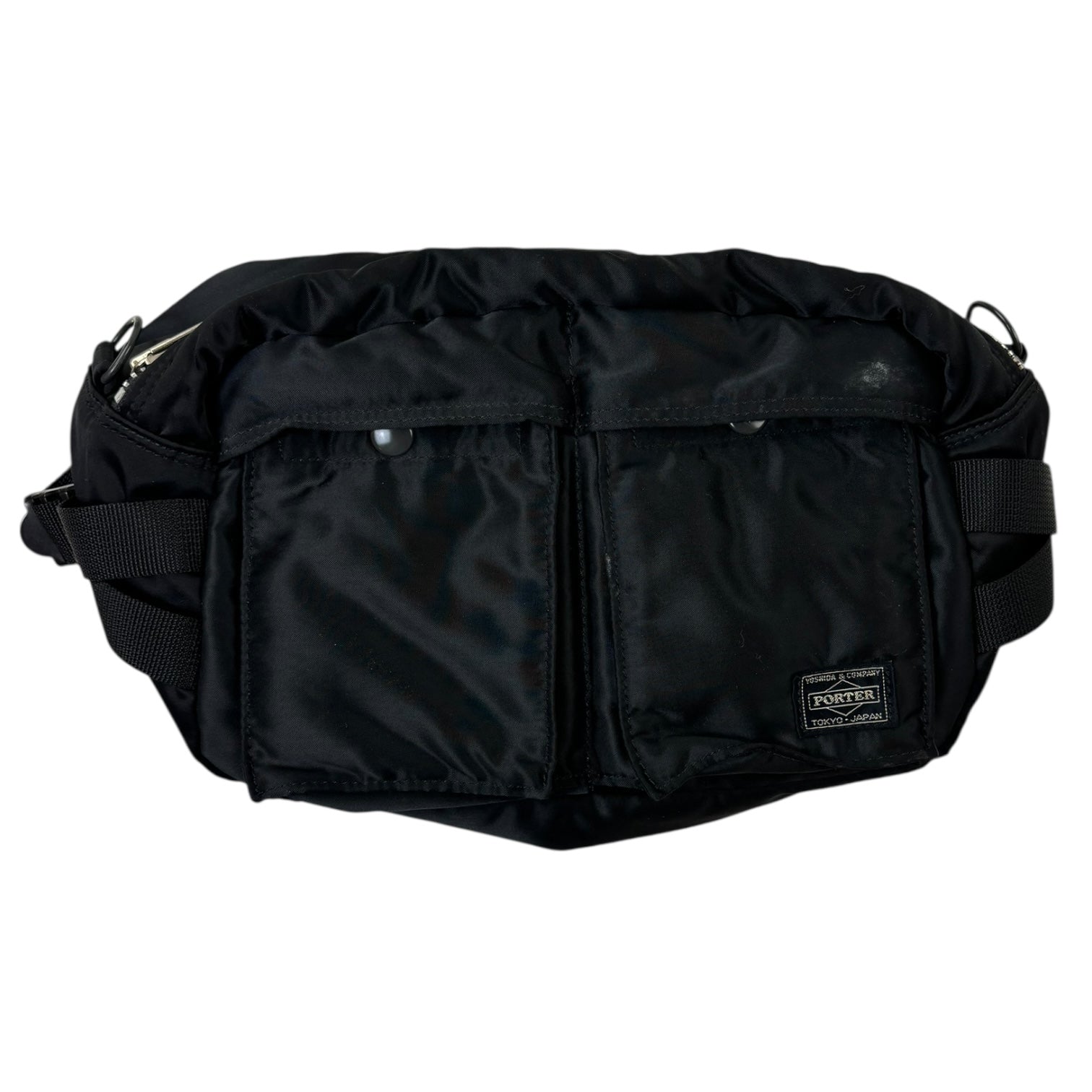 Yoshida Porter Tanker Waist Bag Black