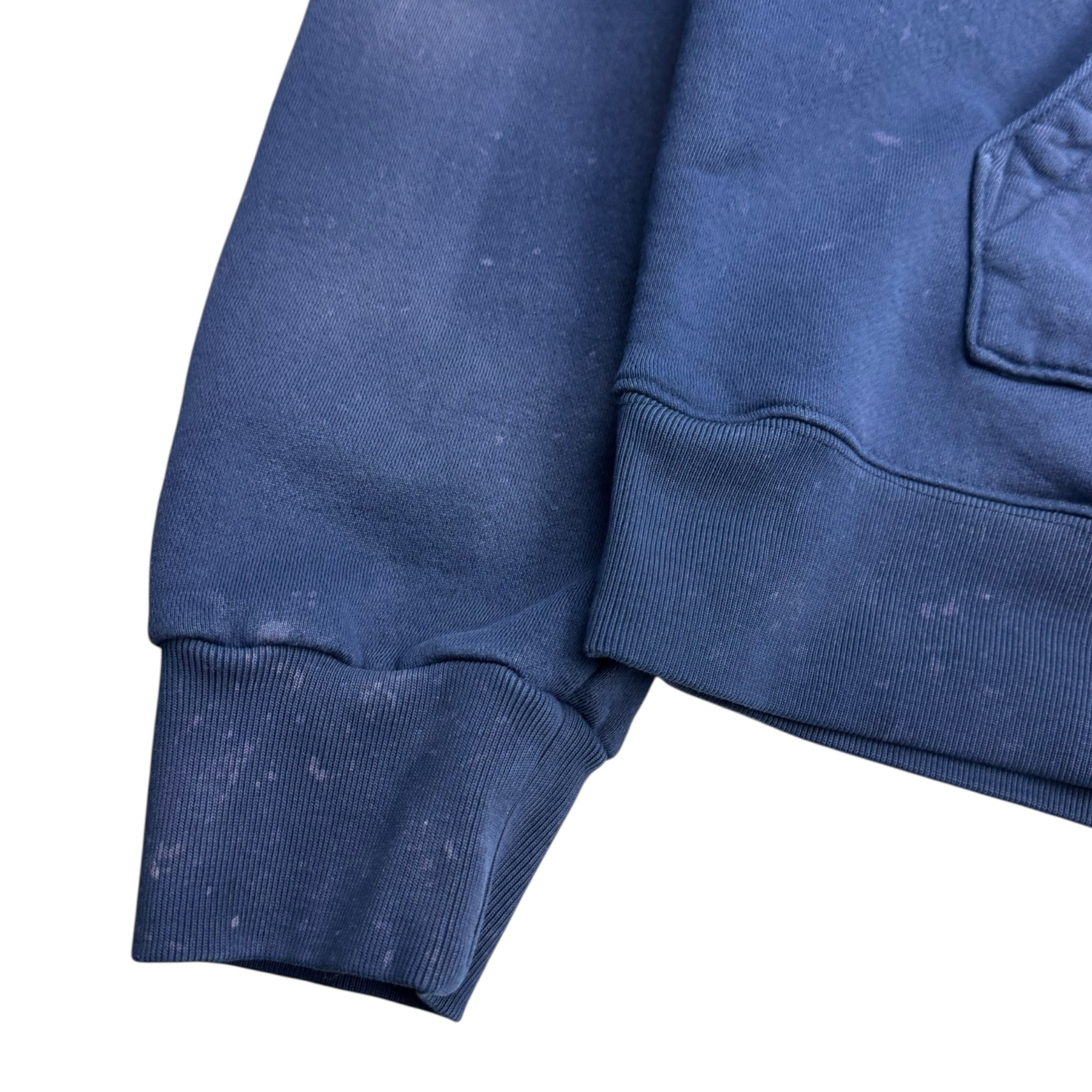 Amiri Collegiate Zip Hoodie Navy