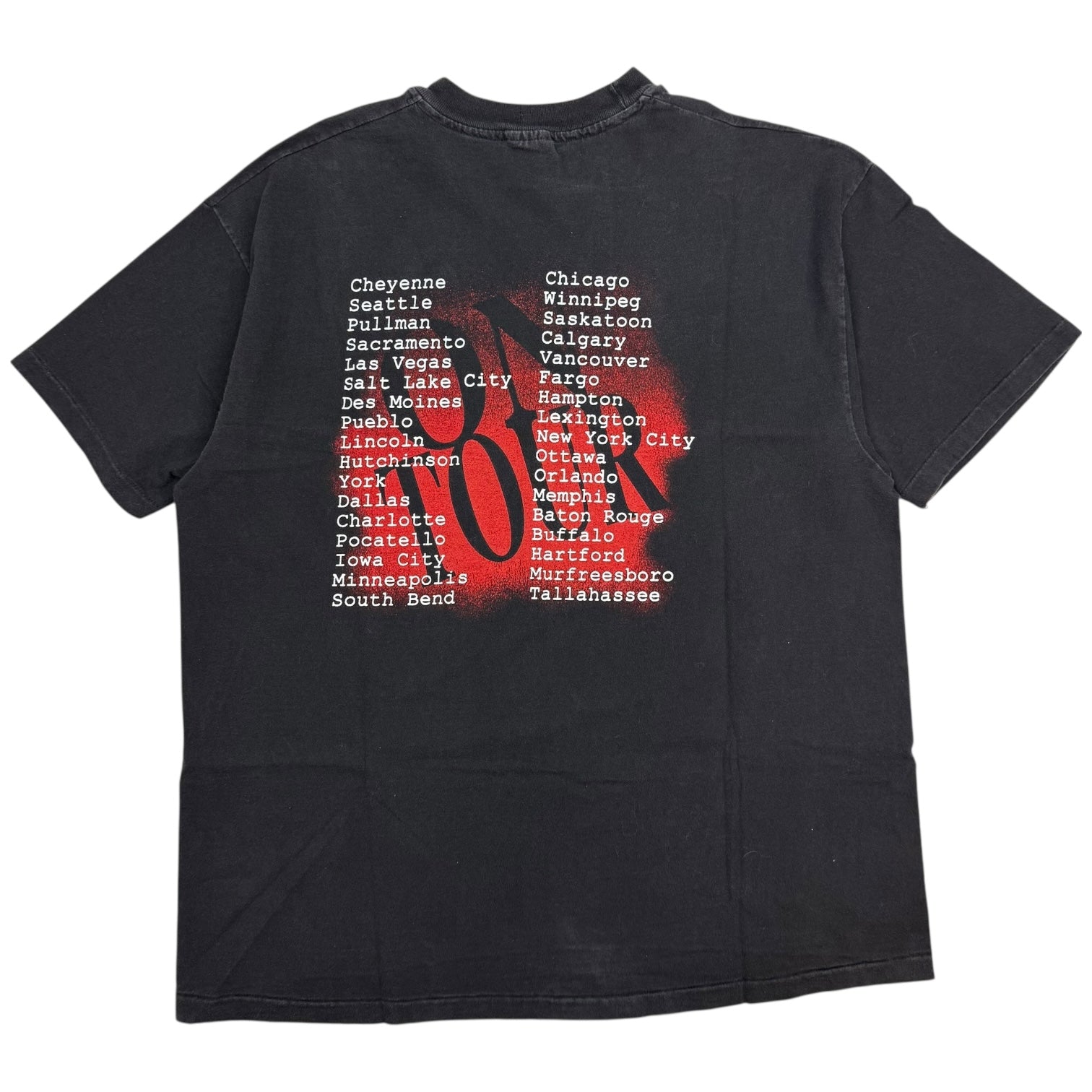 1993 Garth Brooks On Tour Tee Black