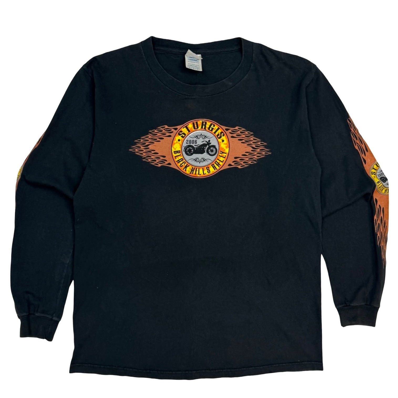 2006 Sturgis Black Hills Rally Flame Longsleeve Black