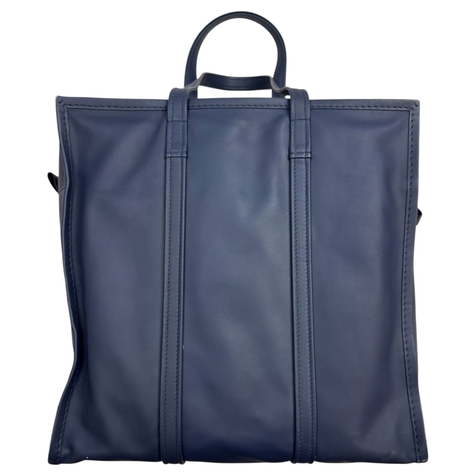 Balenciaga Bazar Shopper Tote Bag Navy
