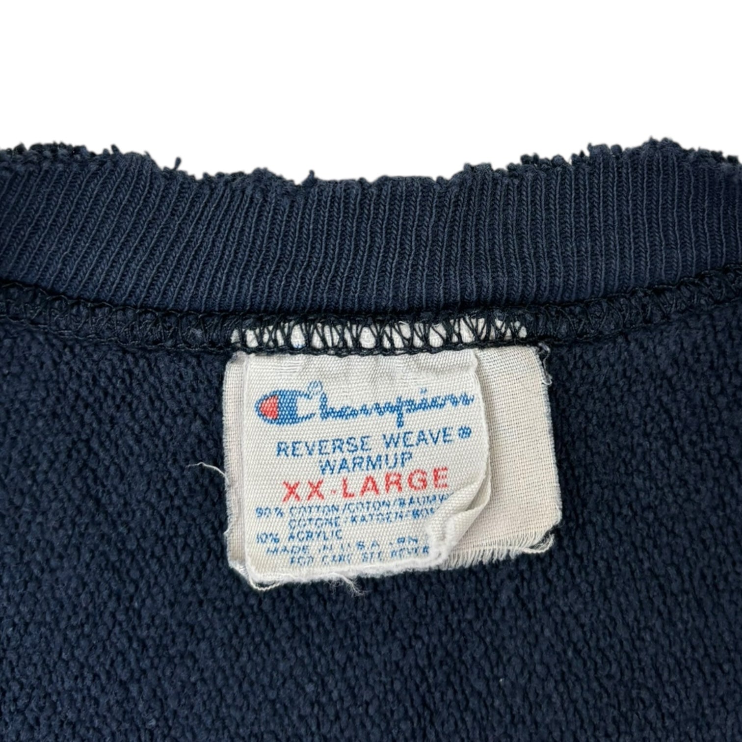 Vintage 80s Champion Reverse Weave University of Iowa Crewneck Navy