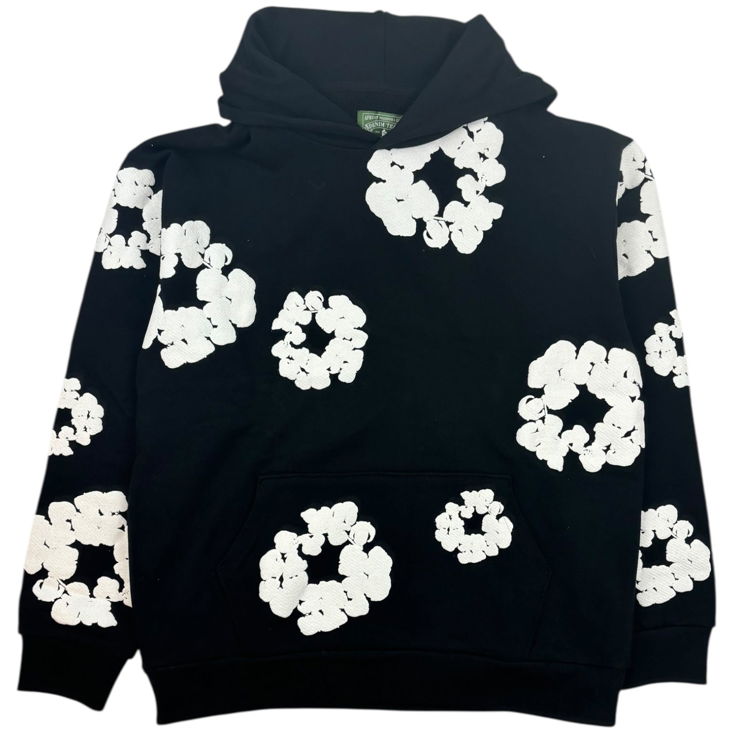 Denim Tears Cotton Wreath Hoodie Black