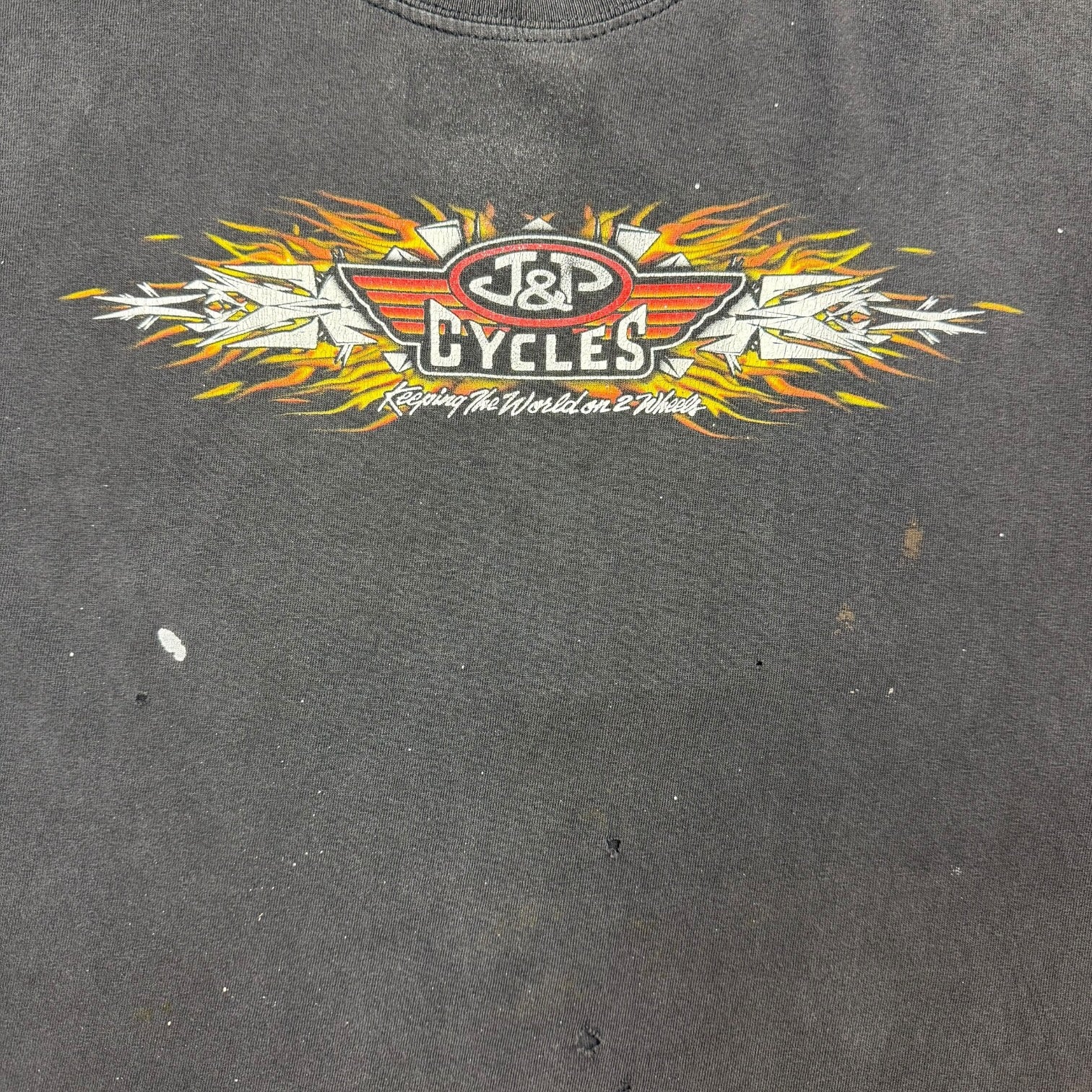 Vintage Sturgis Bike Rally Tee Faded Black