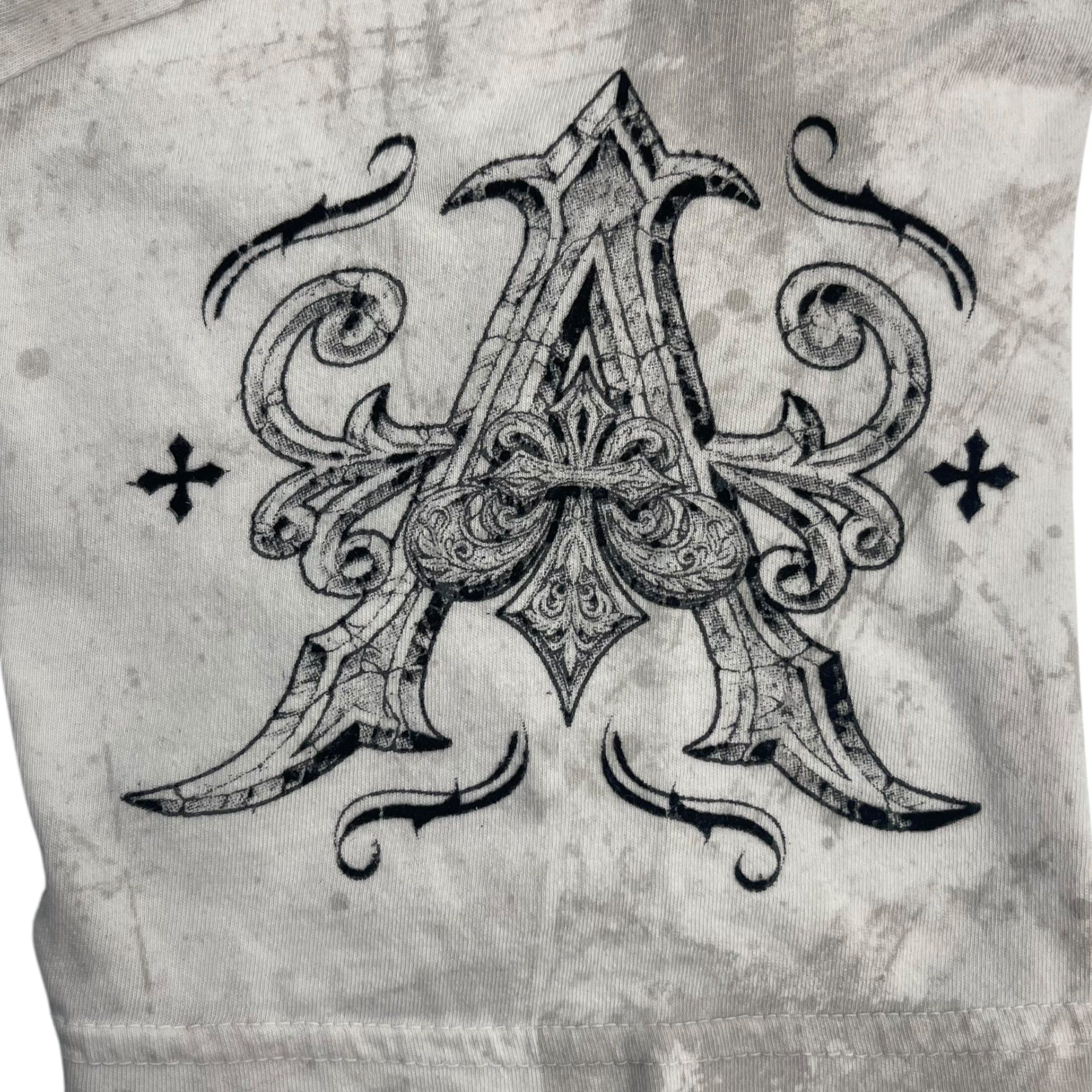 Y2K Affliction Seam Stitched Cyber T-Shirt