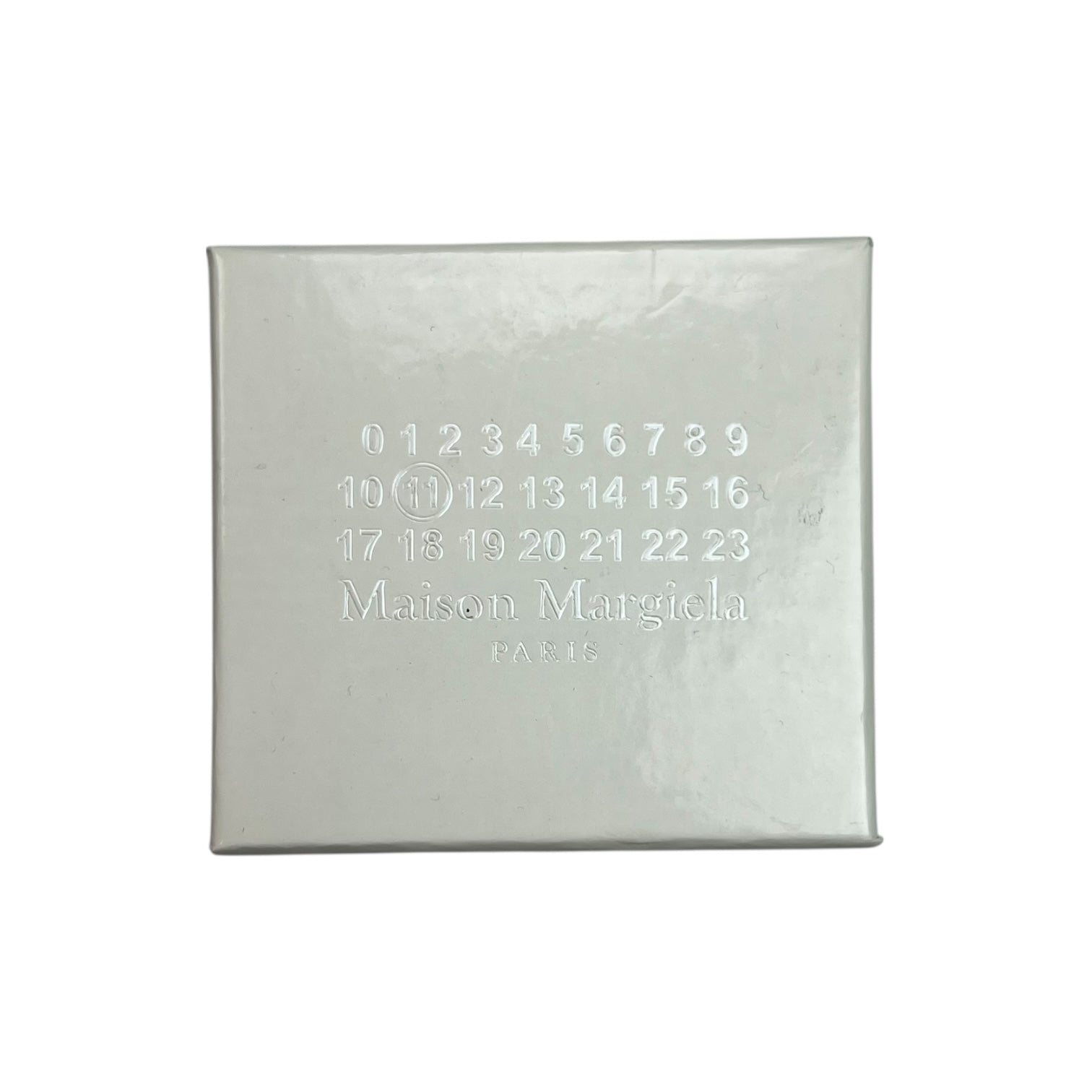 MM6 Maison Margiela Signet Ring Brushed Silver