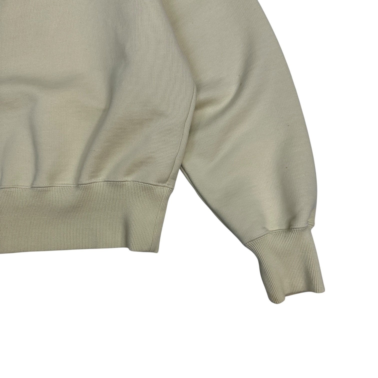 Ami Heart Logo Crewneck Cream